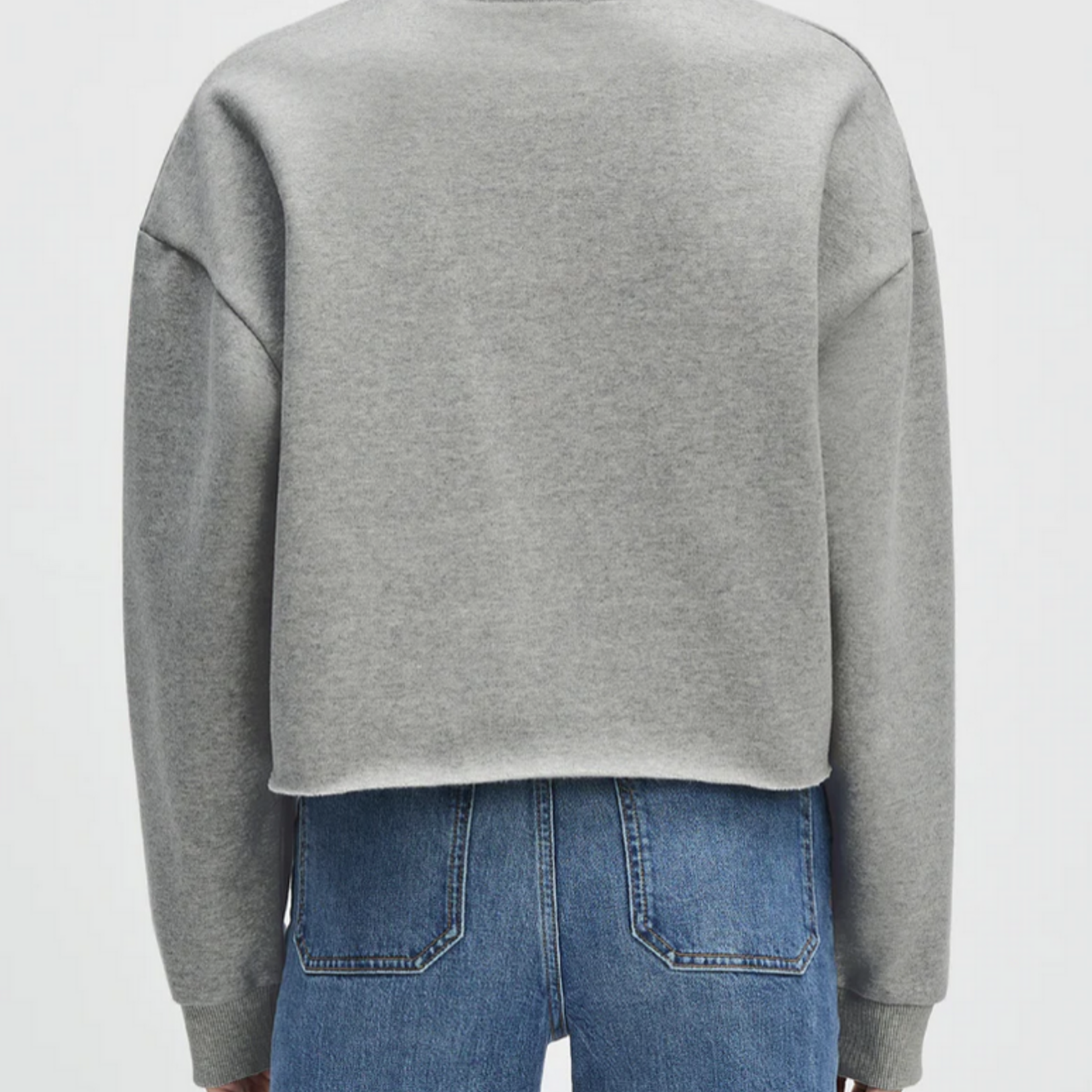 FAVORITE DAUGHTER CROPPED COLLEGIATE SWEATSHIRT