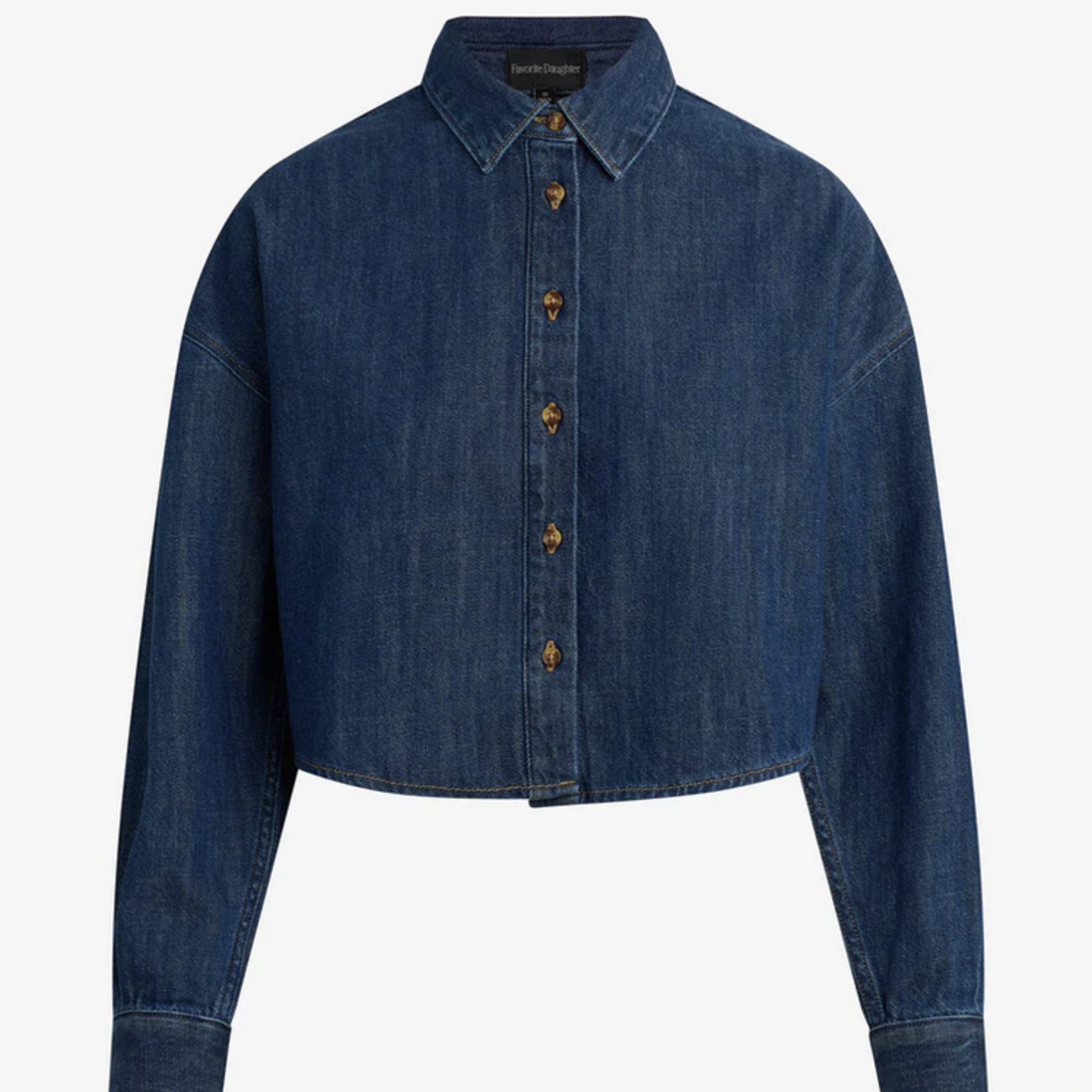 FAVORITE DAUGHTER FAVORITE DAUGHTER CROP EX-BOYFRIEND SHIRT