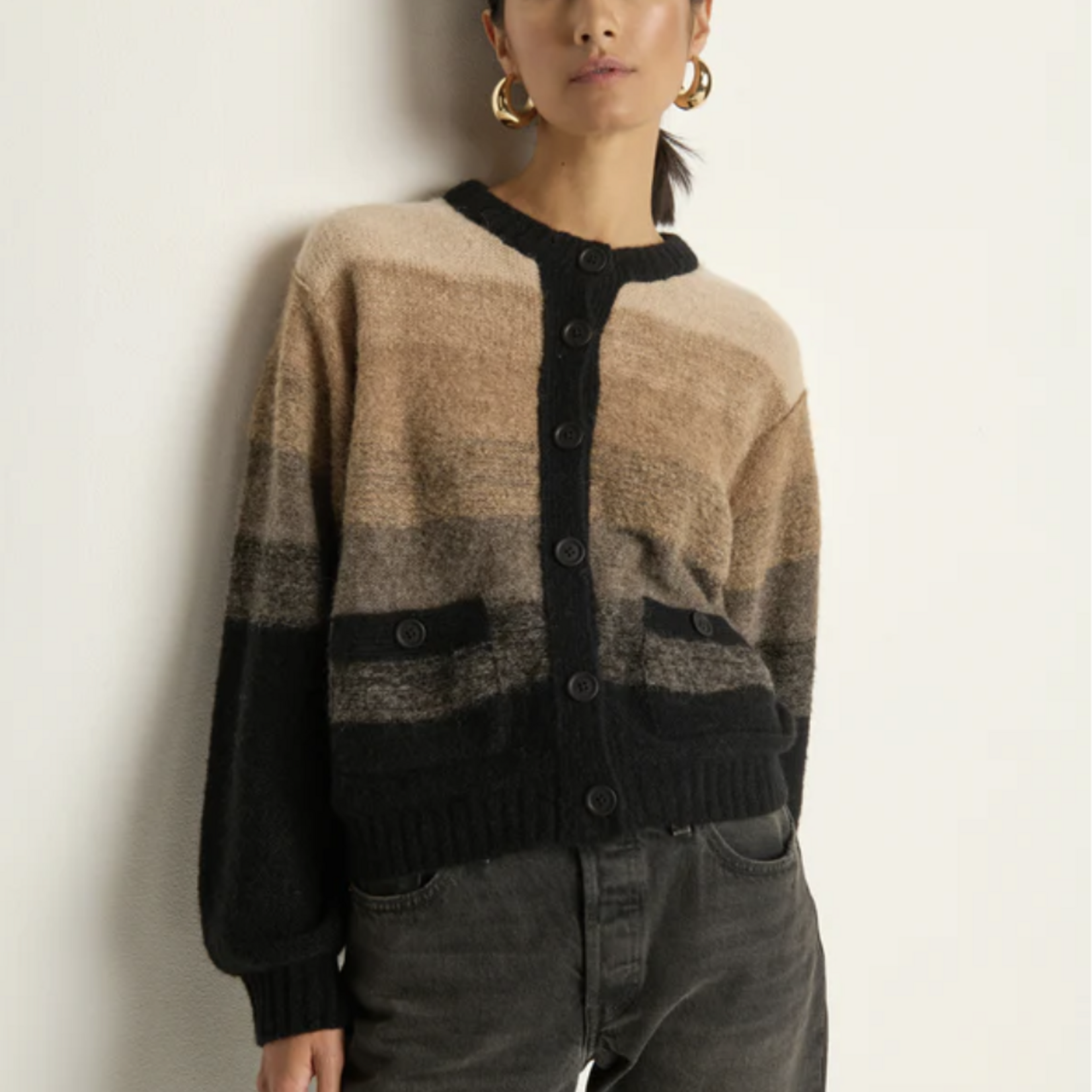 NATION LTD NATION TESSA OMBRE CARDIGAN