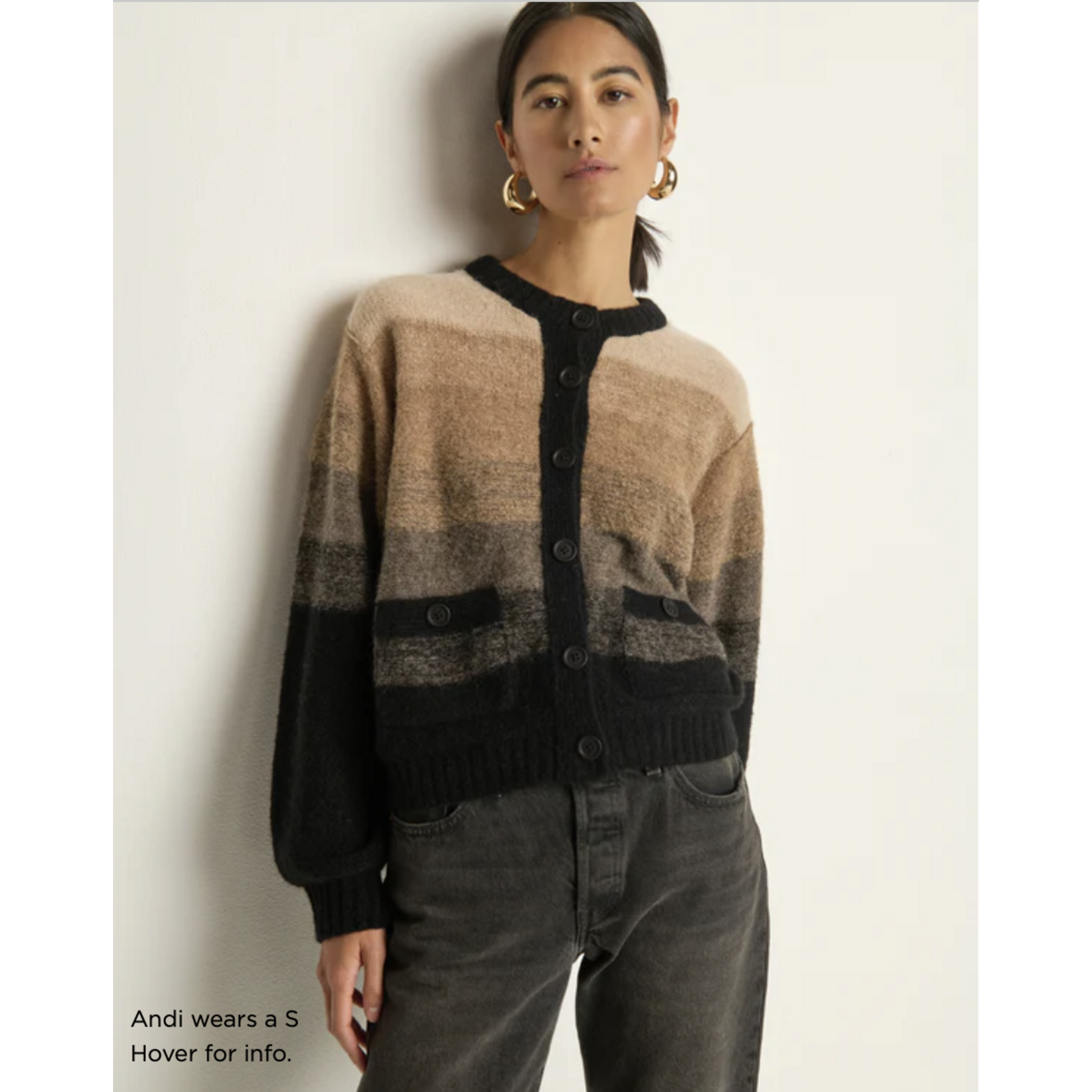 NATION LTD NATION TESSA OMBRE CARDIGAN