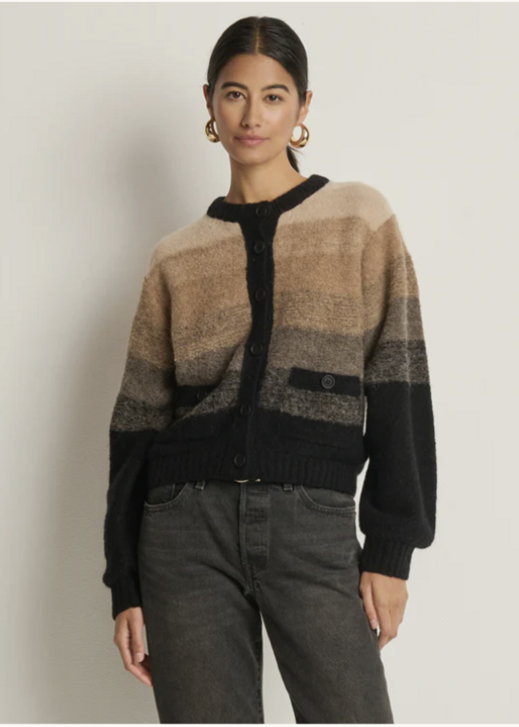 NATION LTD NATION TESSA OMBRE CARDIGAN