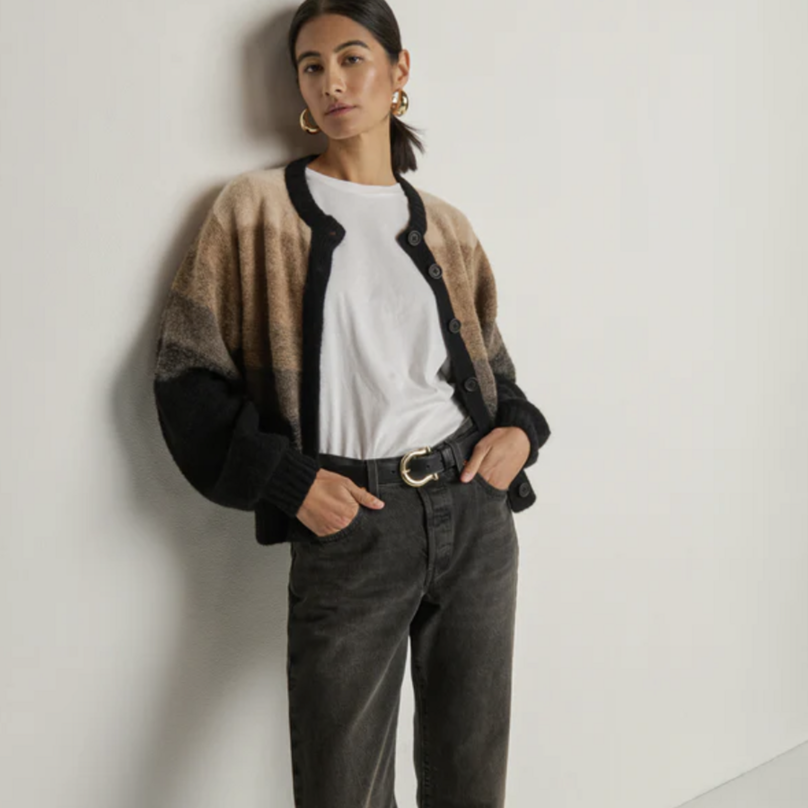 NATION LTD NATION TESSA OMBRE CARDIGAN