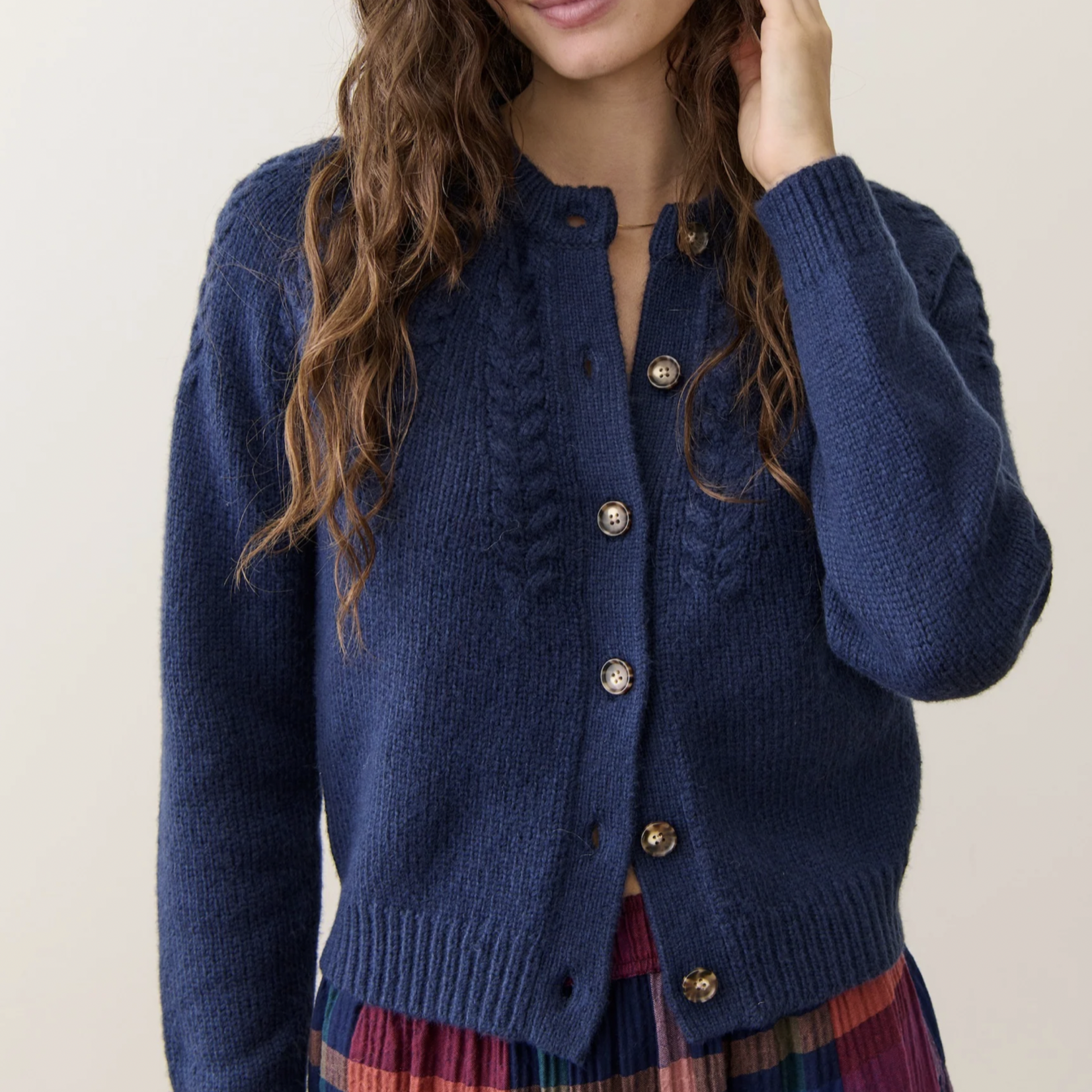 MARINE LAYER MARINE LAYER EVERLY CABLE KNIT CARDIGAN