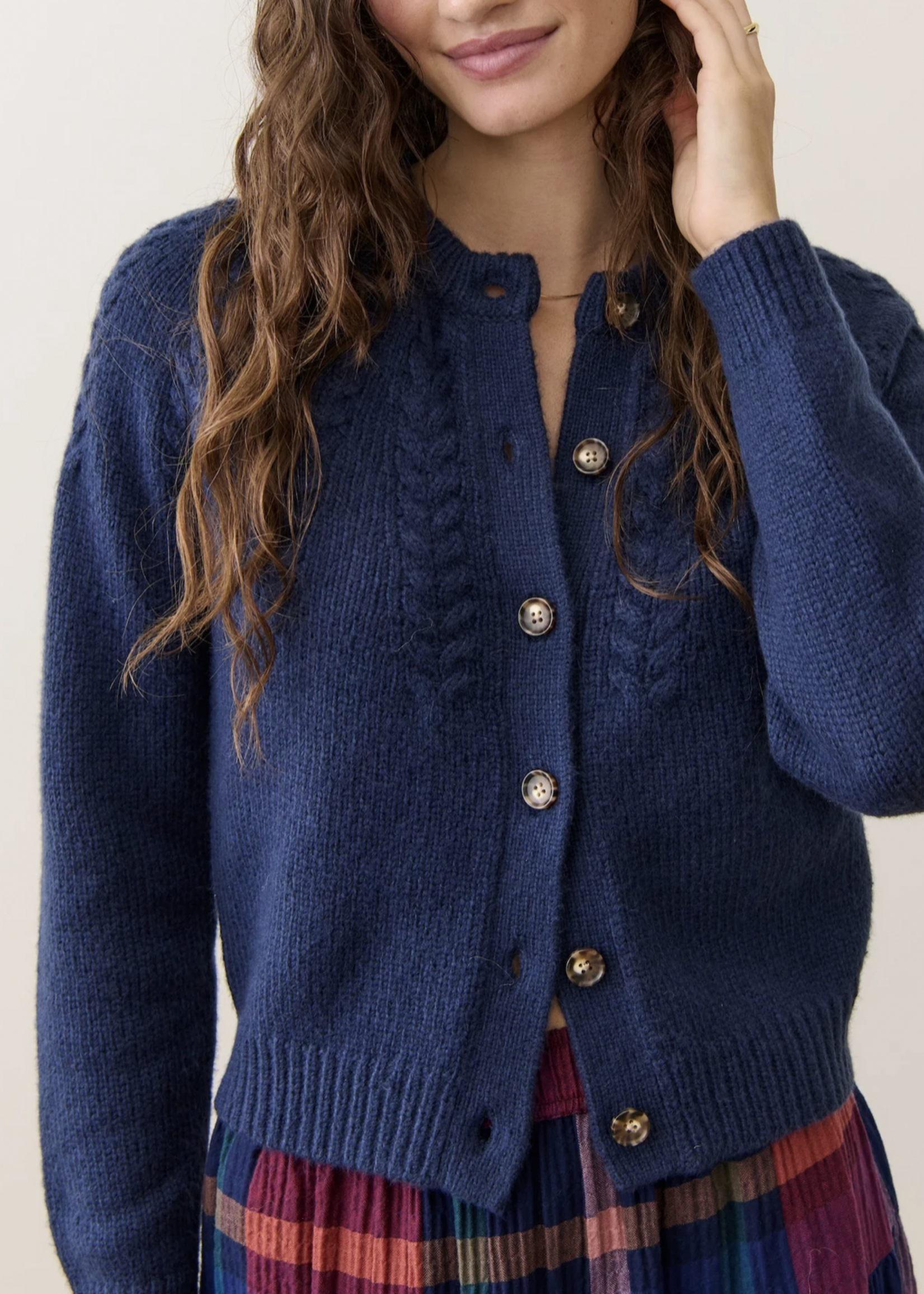 MARINE LAYER MARINE LAYER EVERLY CABLE KNIT CARDIGAN