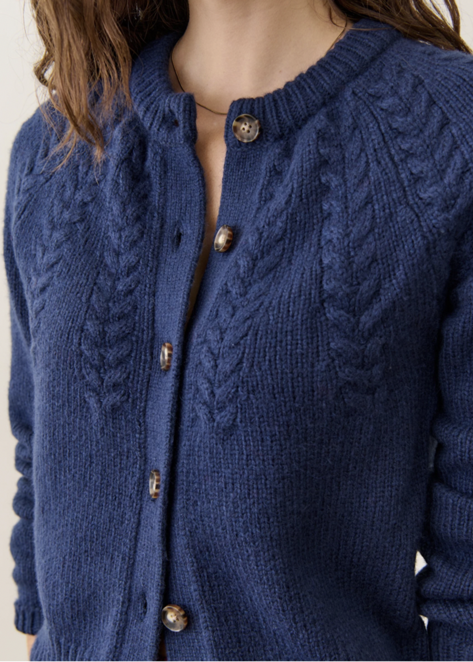 MARINE LAYER MARINE LAYER EVERLY CABLE KNIT CARDIGAN