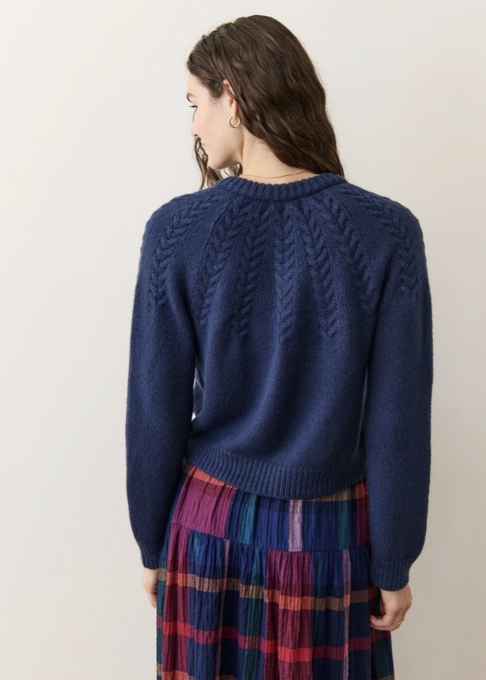 MARINE LAYER MARINE LAYER EVERLY CABLE KNIT CARDIGAN