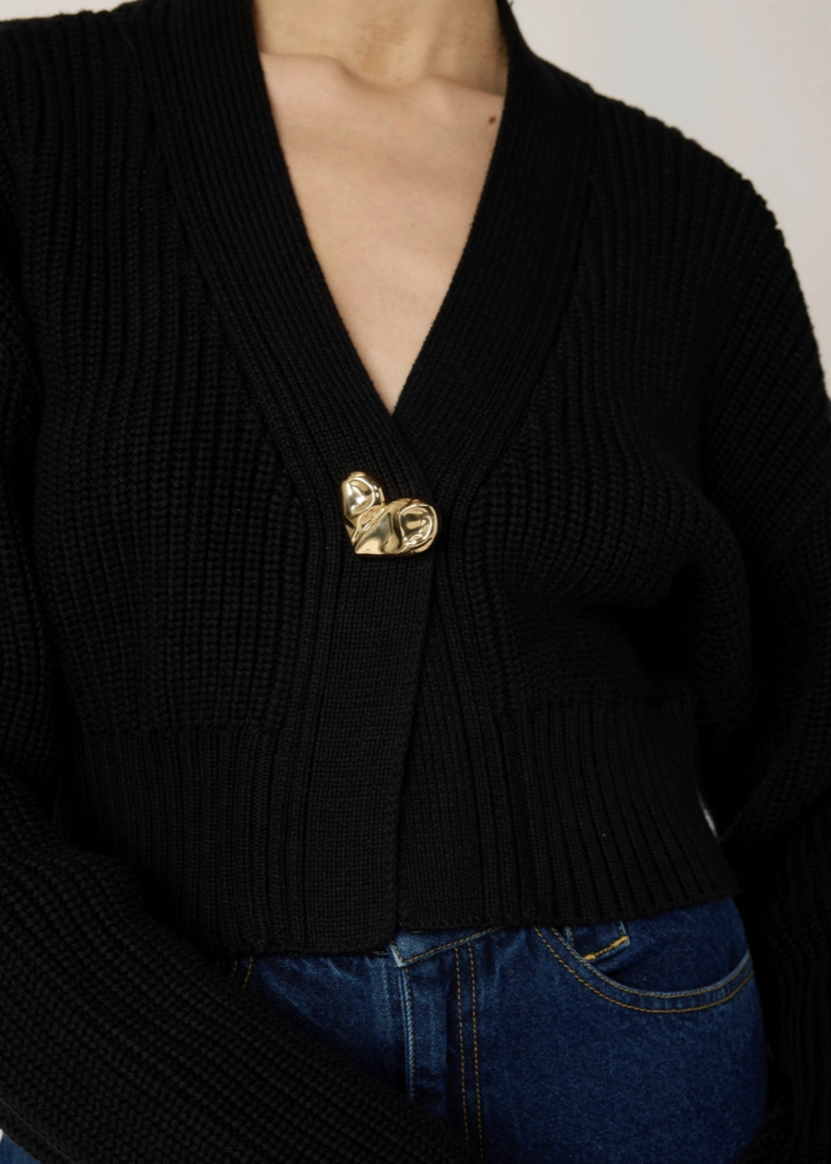 CLEOBELLA CLEOBELLA HEART SWEATER CARDIGAN