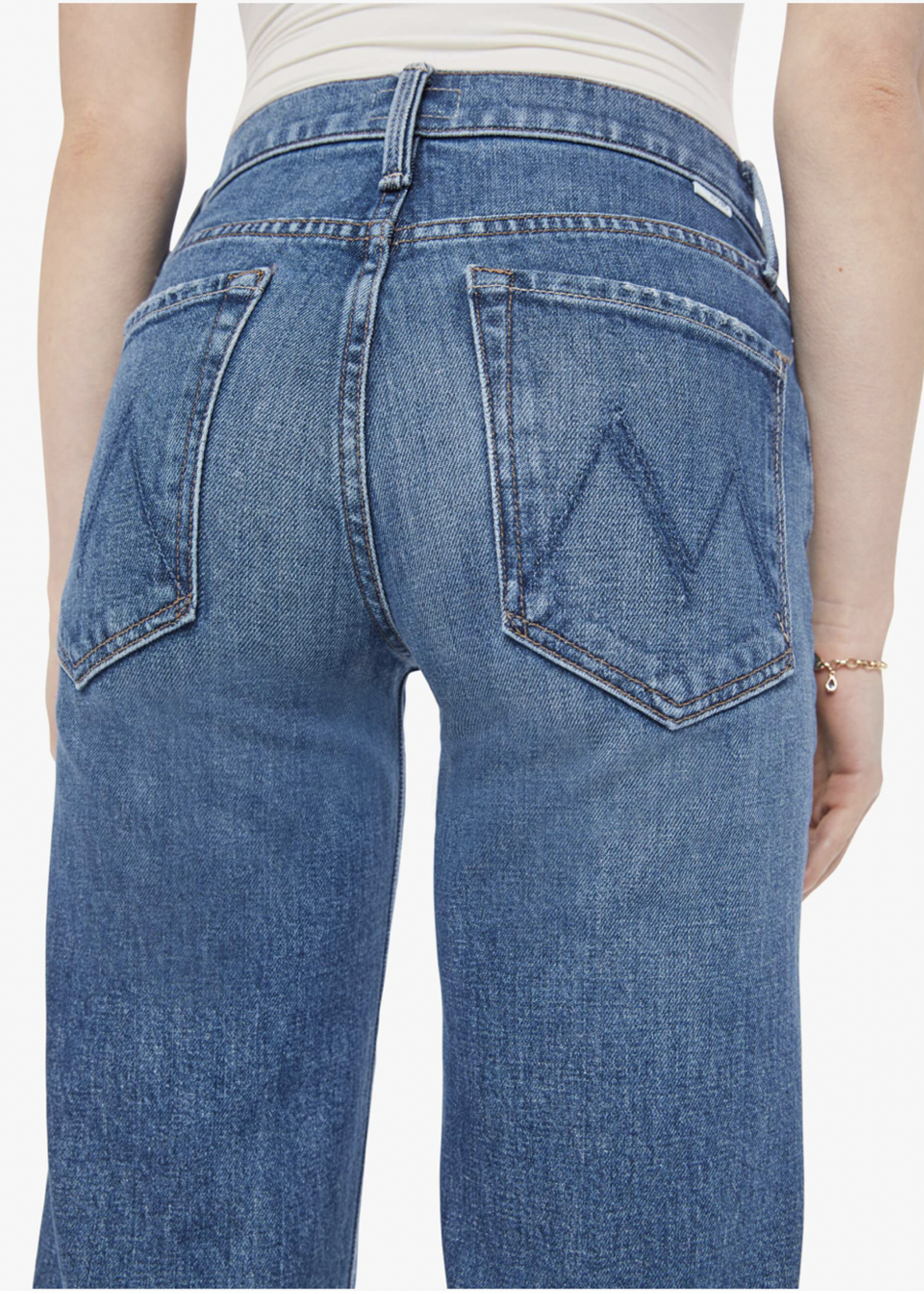 MOTHER MOTHER MID RISE RAMBLER ZIP ANKLE