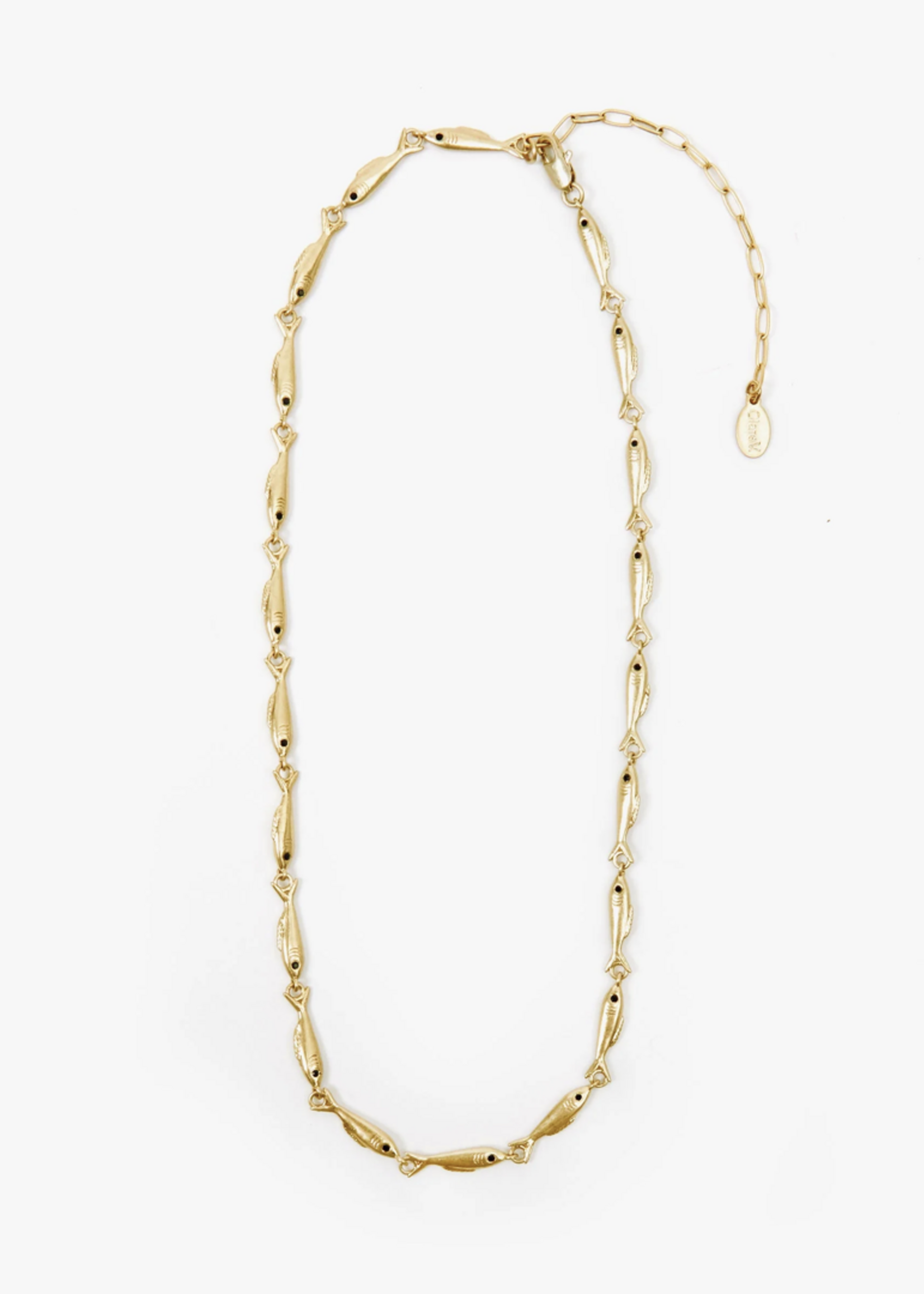 CLARE V. CLARE V. LE PAVE SARDINE CHAIN NECKLACE
