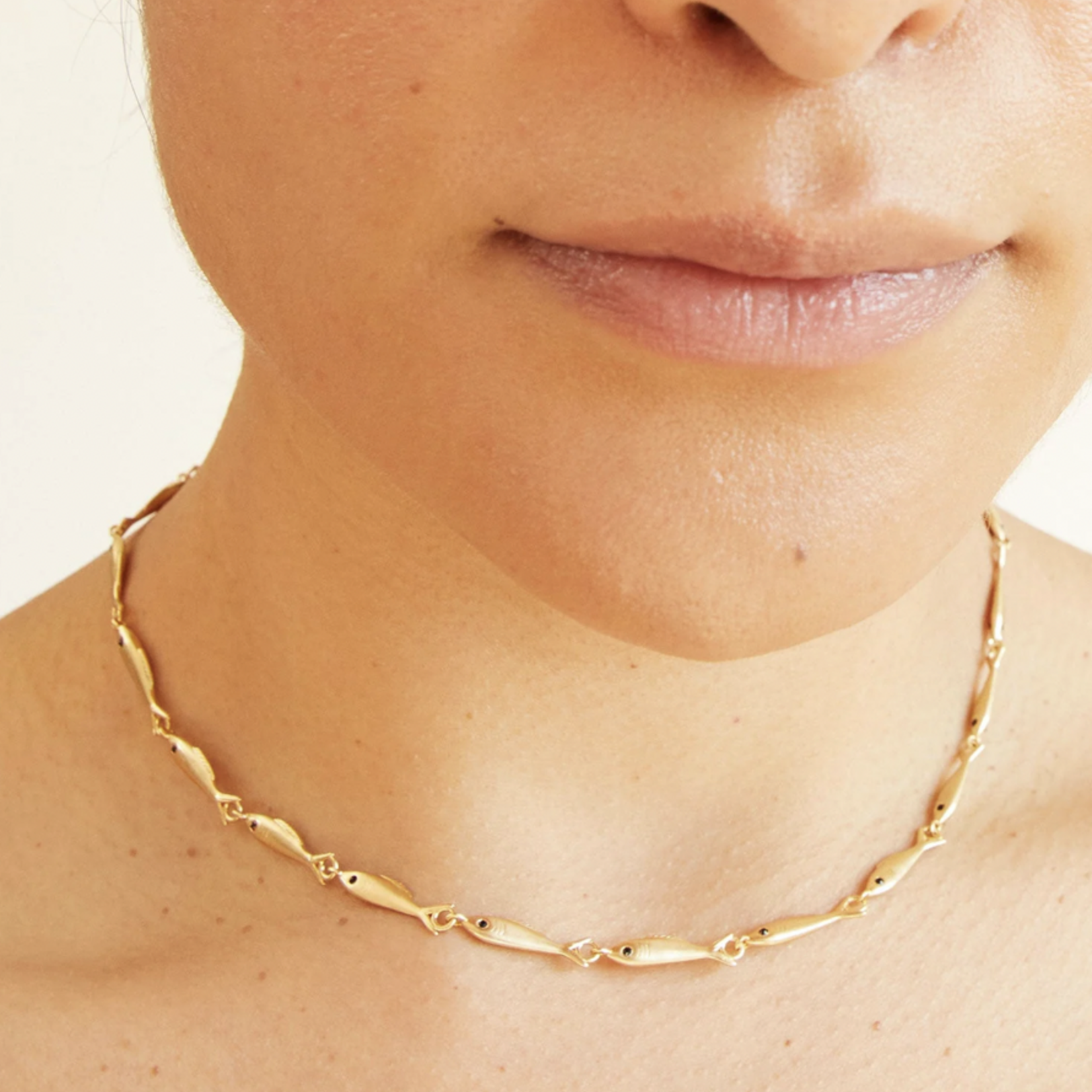 CLARE V. CLARE V. LE PAVE SARDINE CHAIN NECKLACE