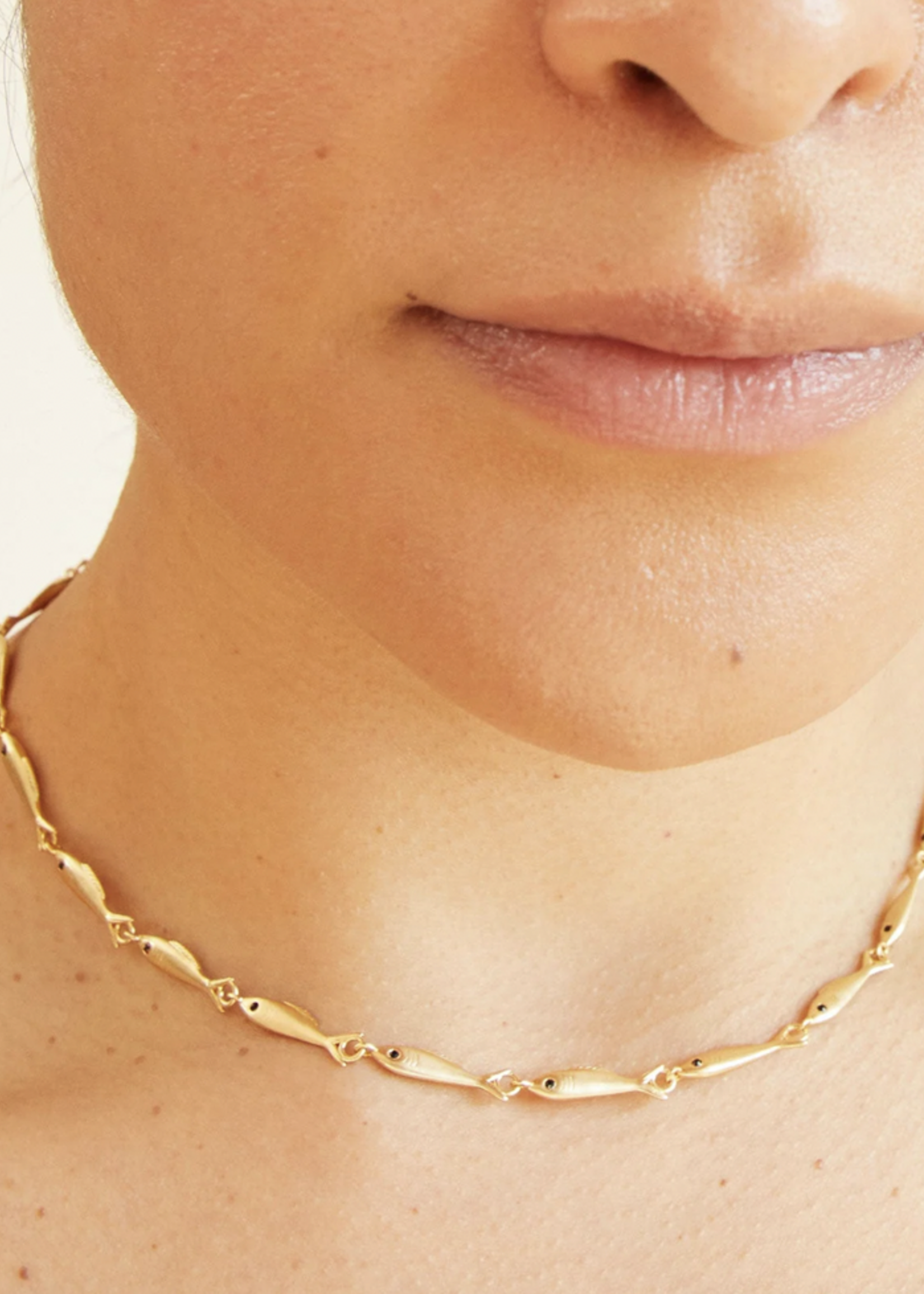 CLARE V. CLARE V. LE PAVE SARDINE CHAIN NECKLACE