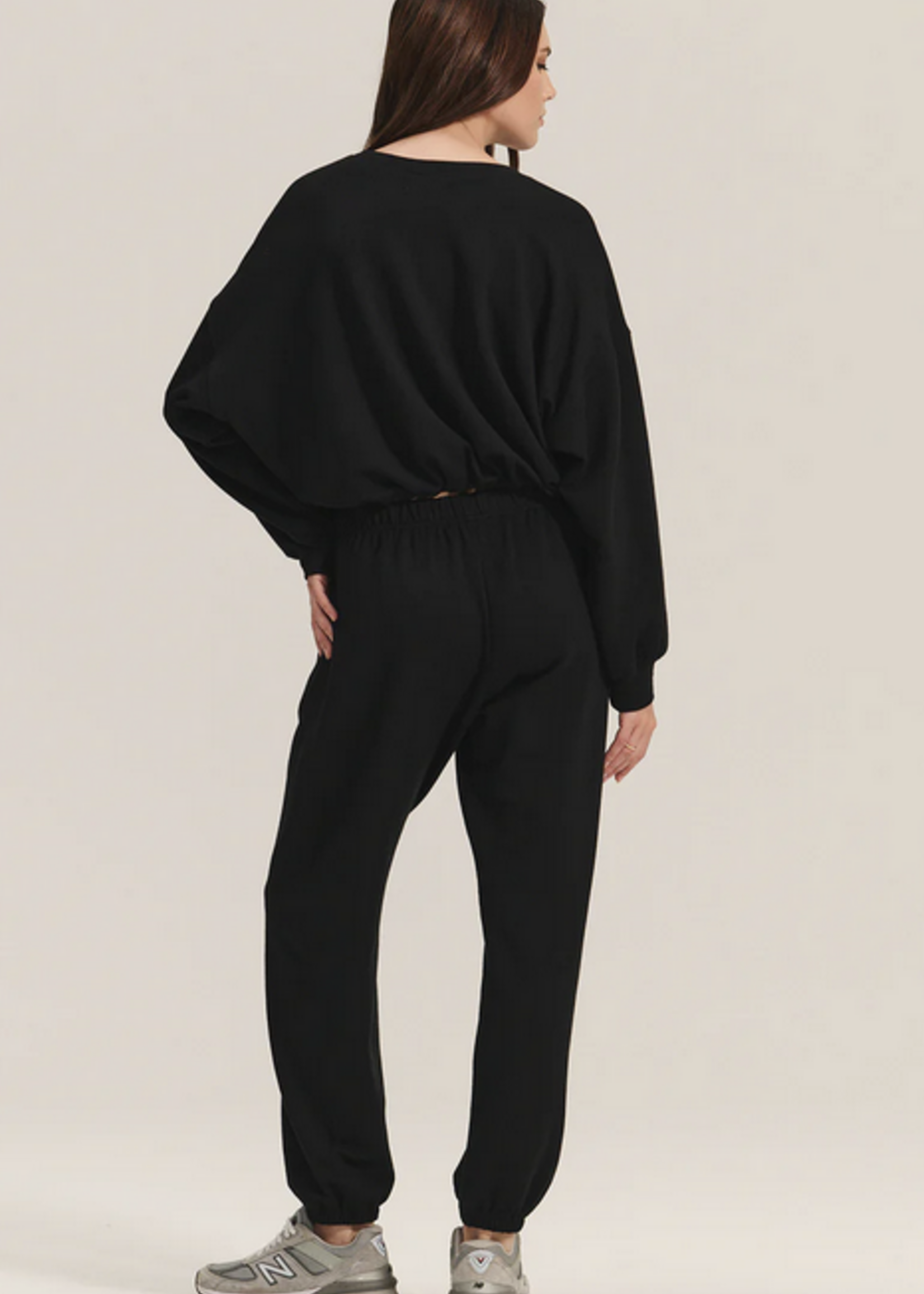 VELVET VELVET JOLIE CROPPED SWEATSHIRT