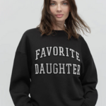 FAVORITE DAUGHTER FAVORITE DAUGHTER THE COLLEGIATE EMBROIDERY SWEATSHIRT