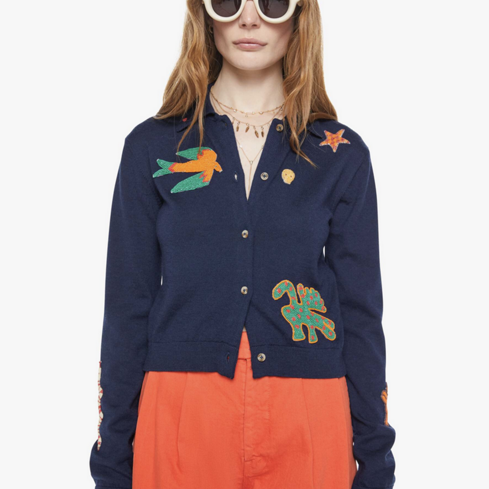 MOTHER MOTHER RACQUET CARDIGAN