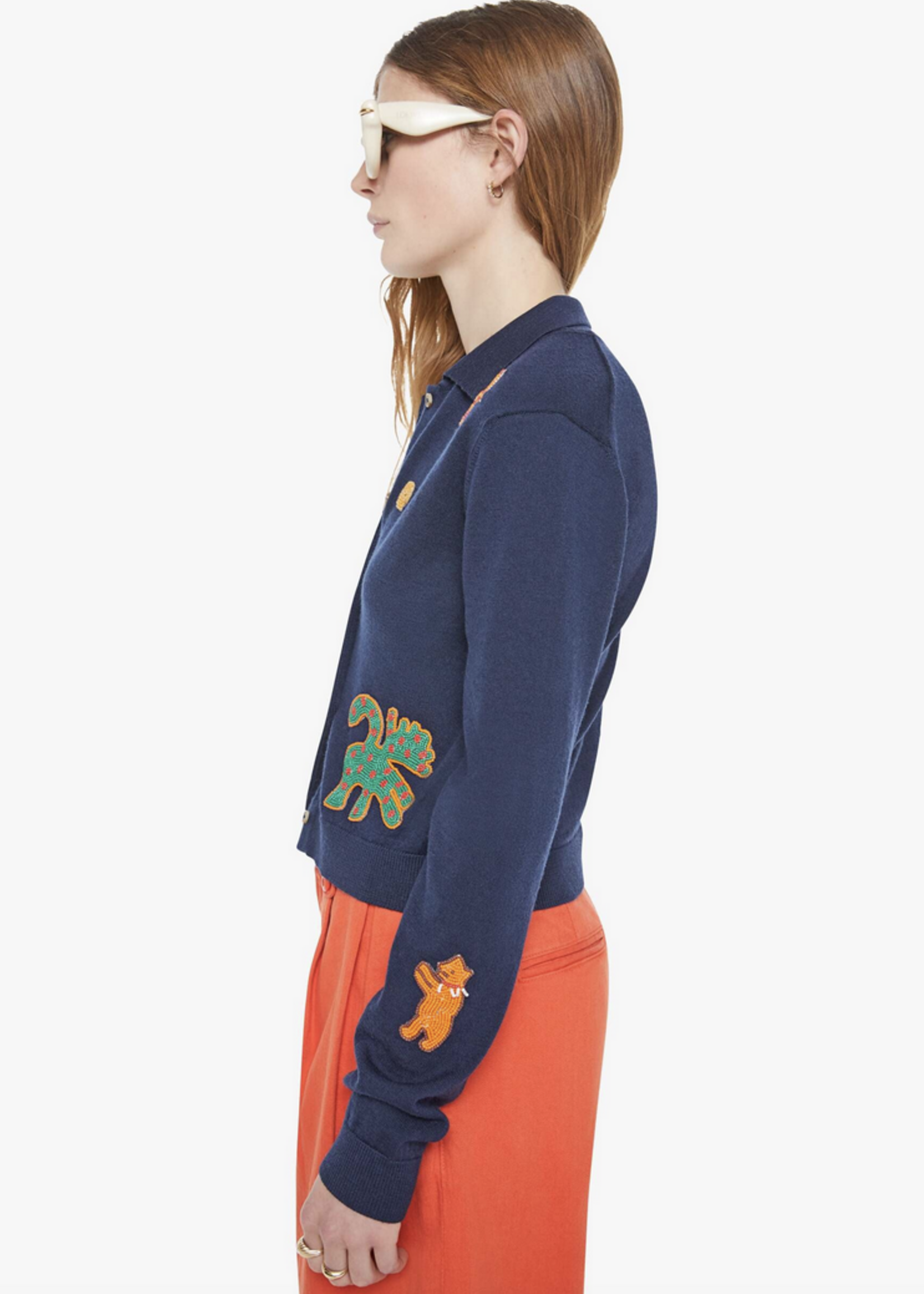 MOTHER MOTHER RACQUET CARDIGAN