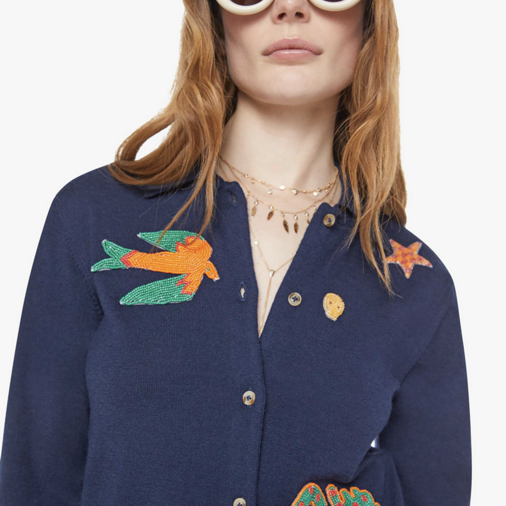 MOTHER MOTHER RACQUET CARDIGAN