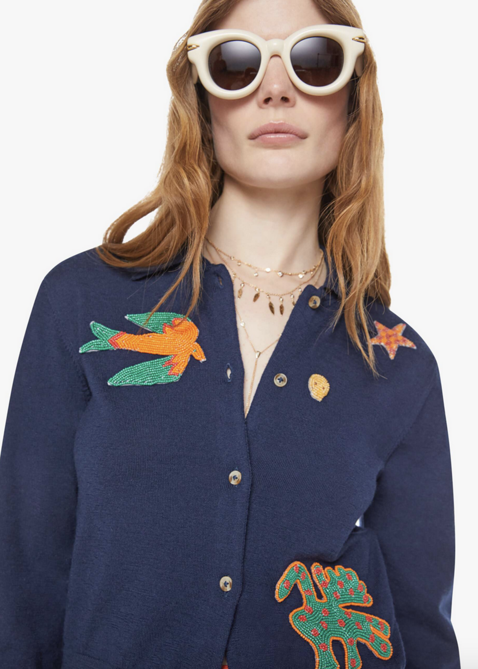 MOTHER MOTHER RACQUET CARDIGAN