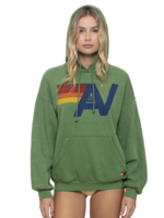 MOTHER AVIATOR NATION LOGO PULLOVER HOODIE RELAXED