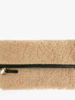 CLARE V. CLARE V. FOLDOVER CLUTCH SHEARLING