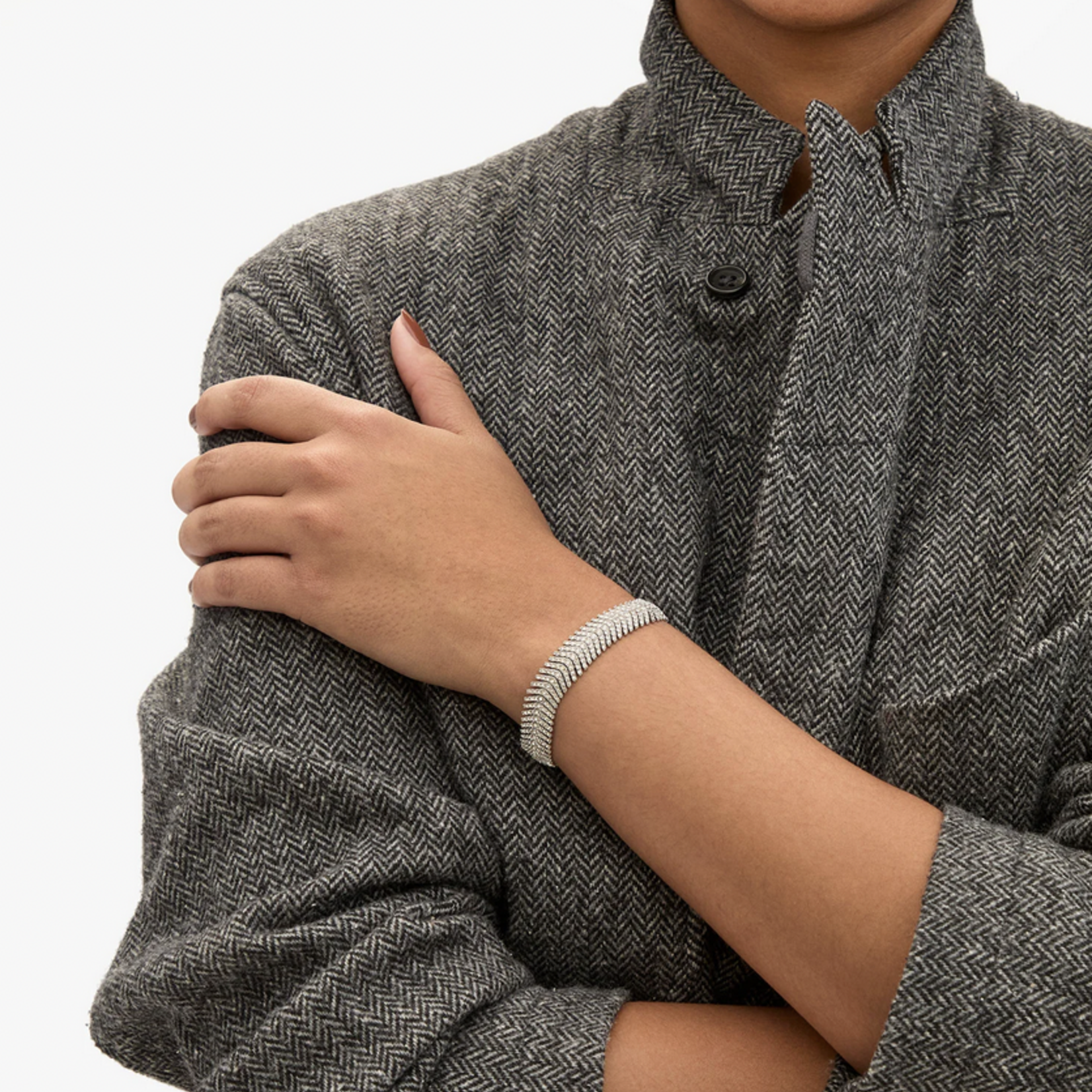 CLARE V. CLARE V. HERRINGBONE BRACELET