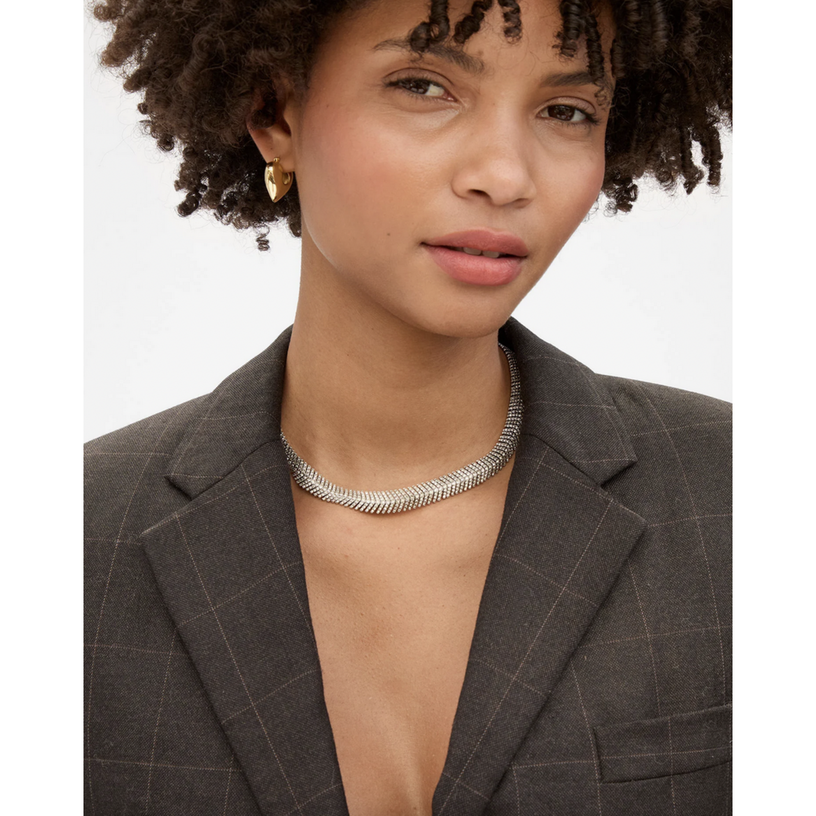 CLARE V. CLARE V. HERRINGBONE COLLAR
