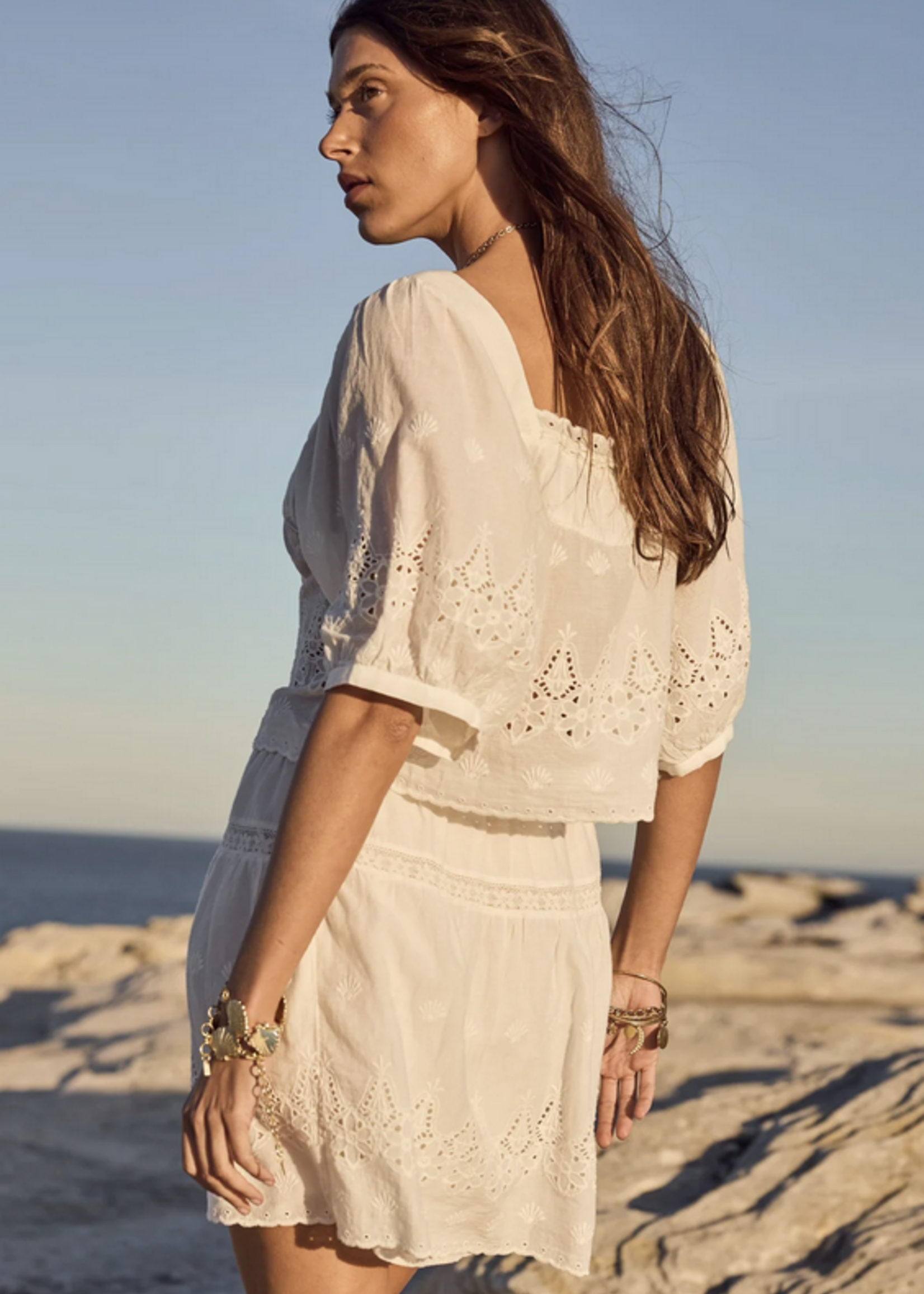 SPELL SPELL MAIDEN LACE BLOUSE