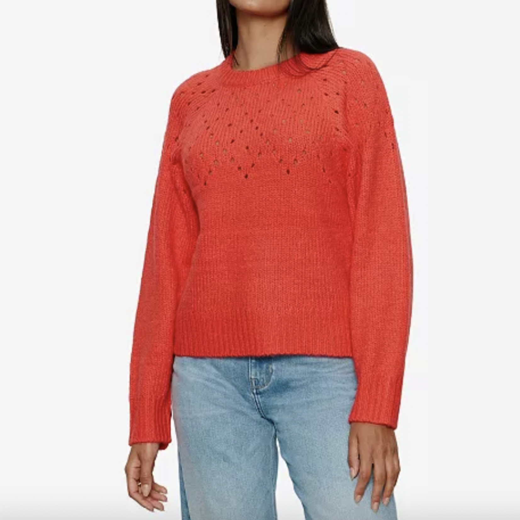 SANCTUARY SANCTUARY FEMME OPENWORK SWEATER