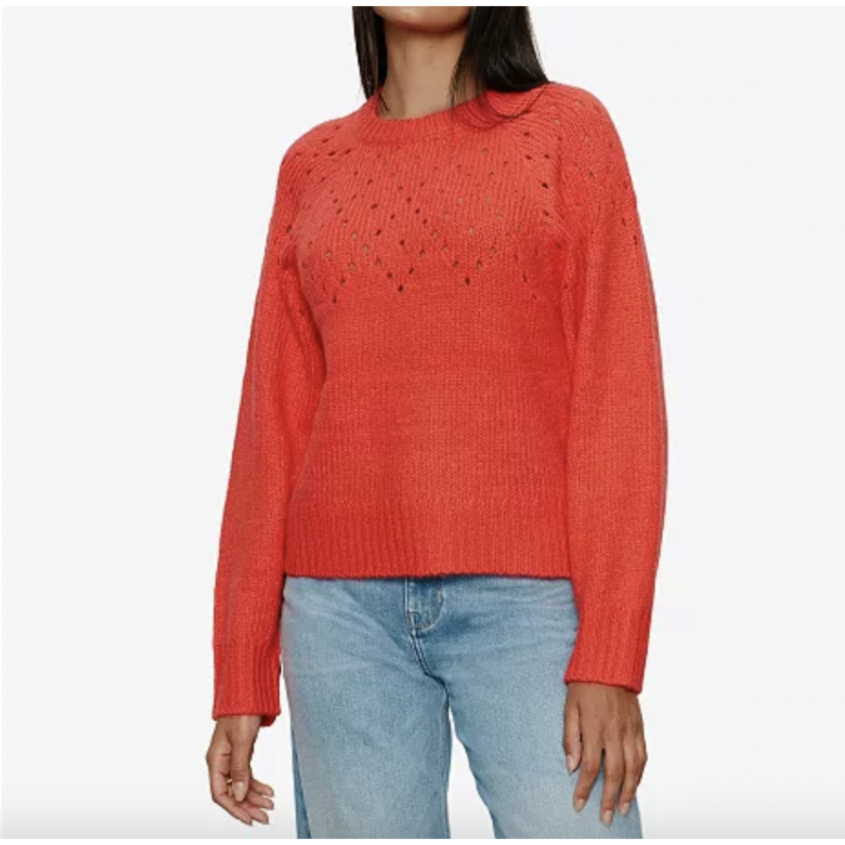SANCTUARY SANCTUARY FEMME OPENWORK SWEATER