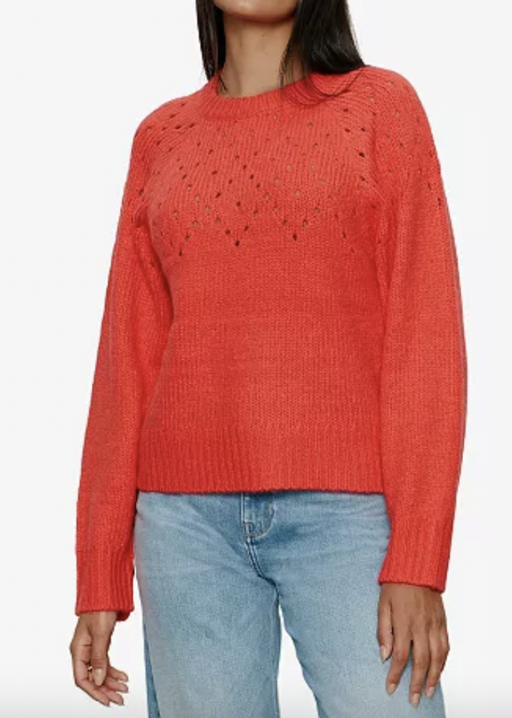SANCTUARY SANCTUARY FEMME OPENWORK SWEATER