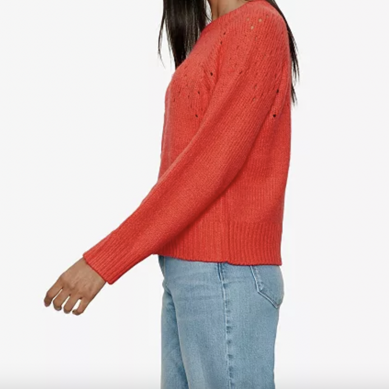 SANCTUARY SANCTUARY FEMME OPENWORK SWEATER