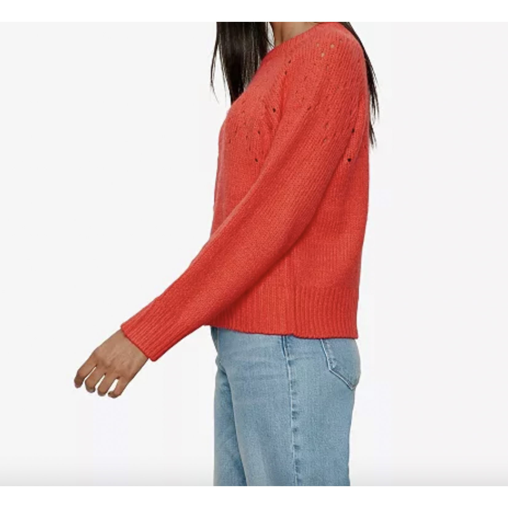 SANCTUARY SANCTUARY FEMME OPENWORK SWEATER