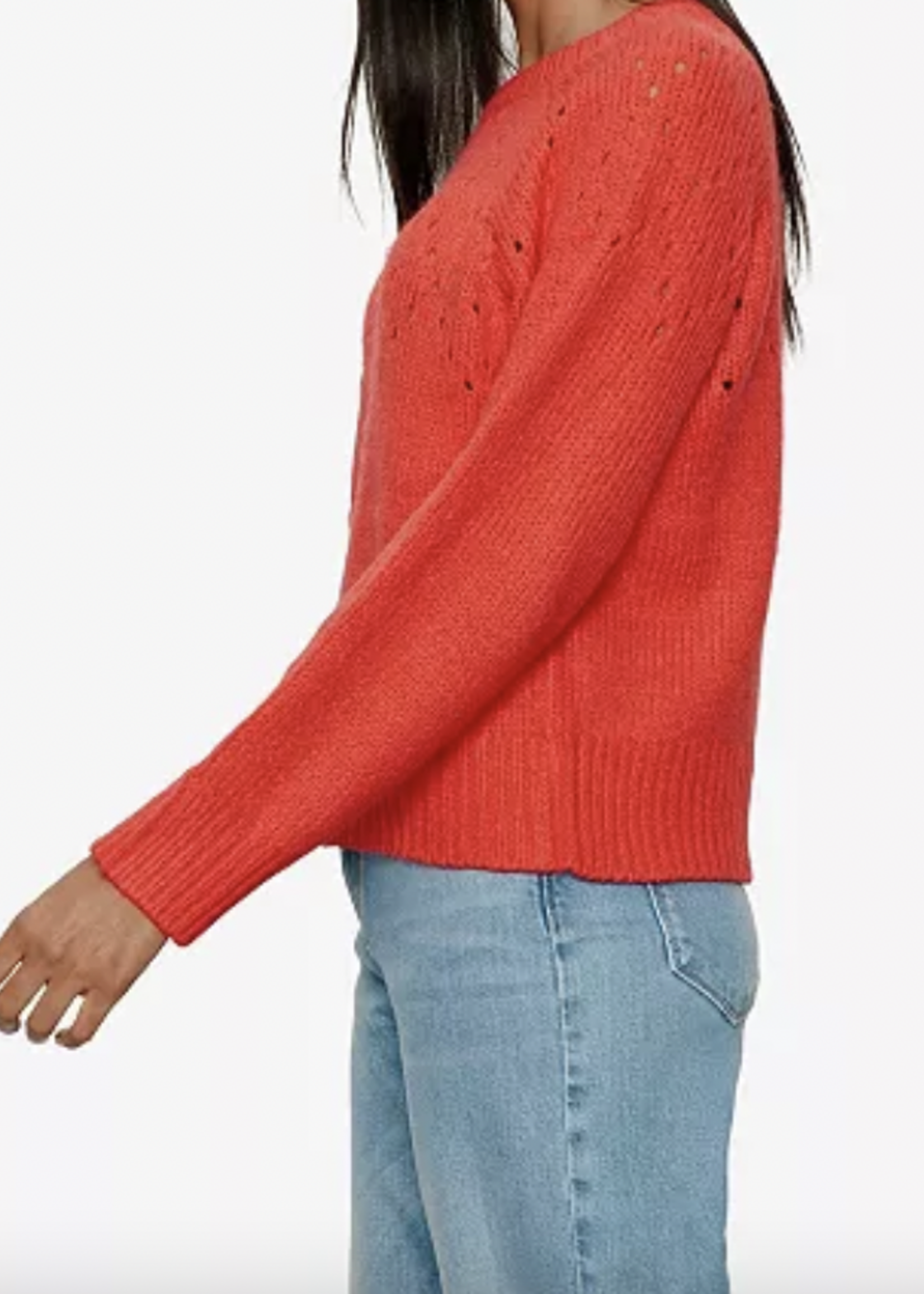 SANCTUARY SANCTUARY FEMME OPENWORK SWEATER