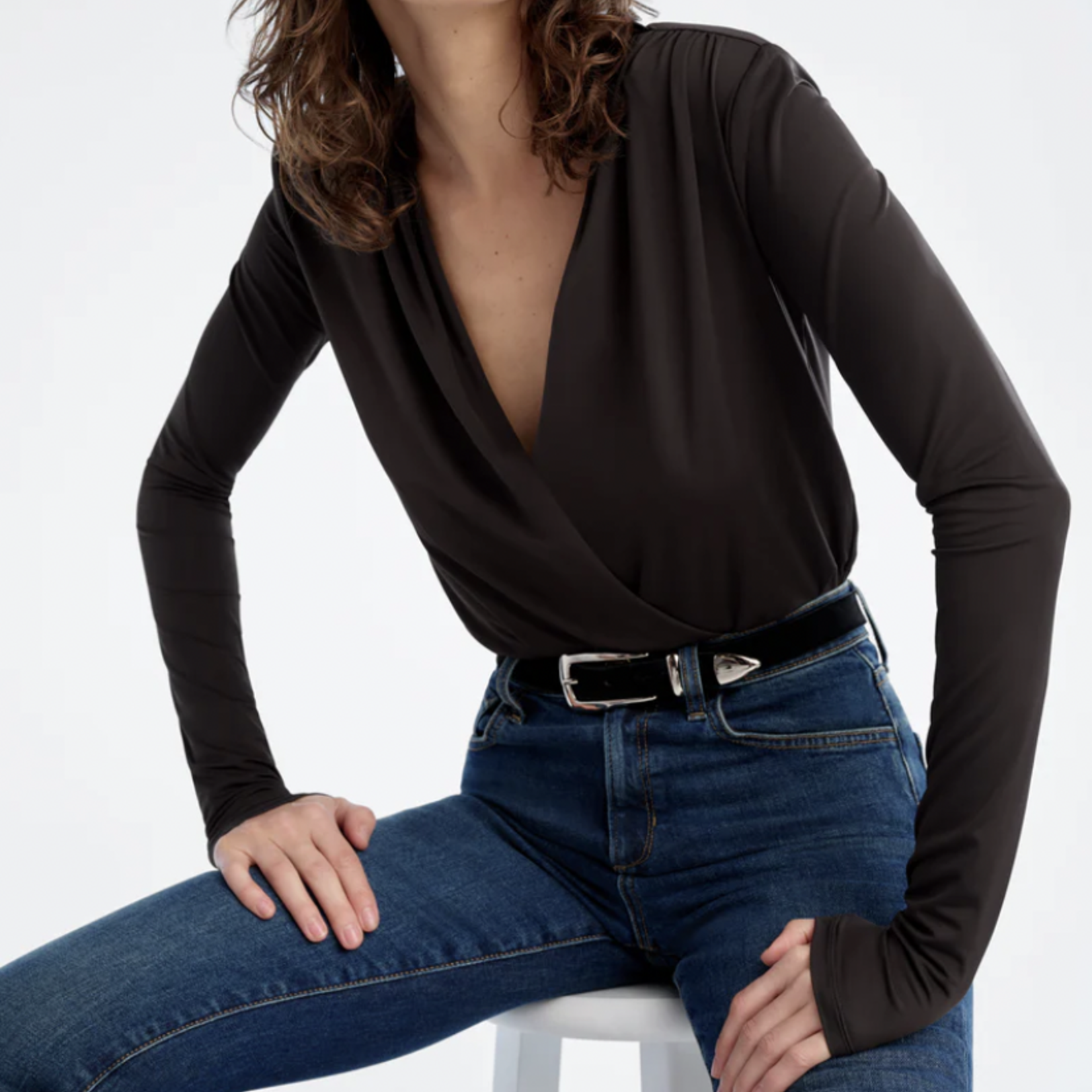 FAVORITE DAUGHTER FAVORITE DAUGHTER SLINKY DATE BLOUSE