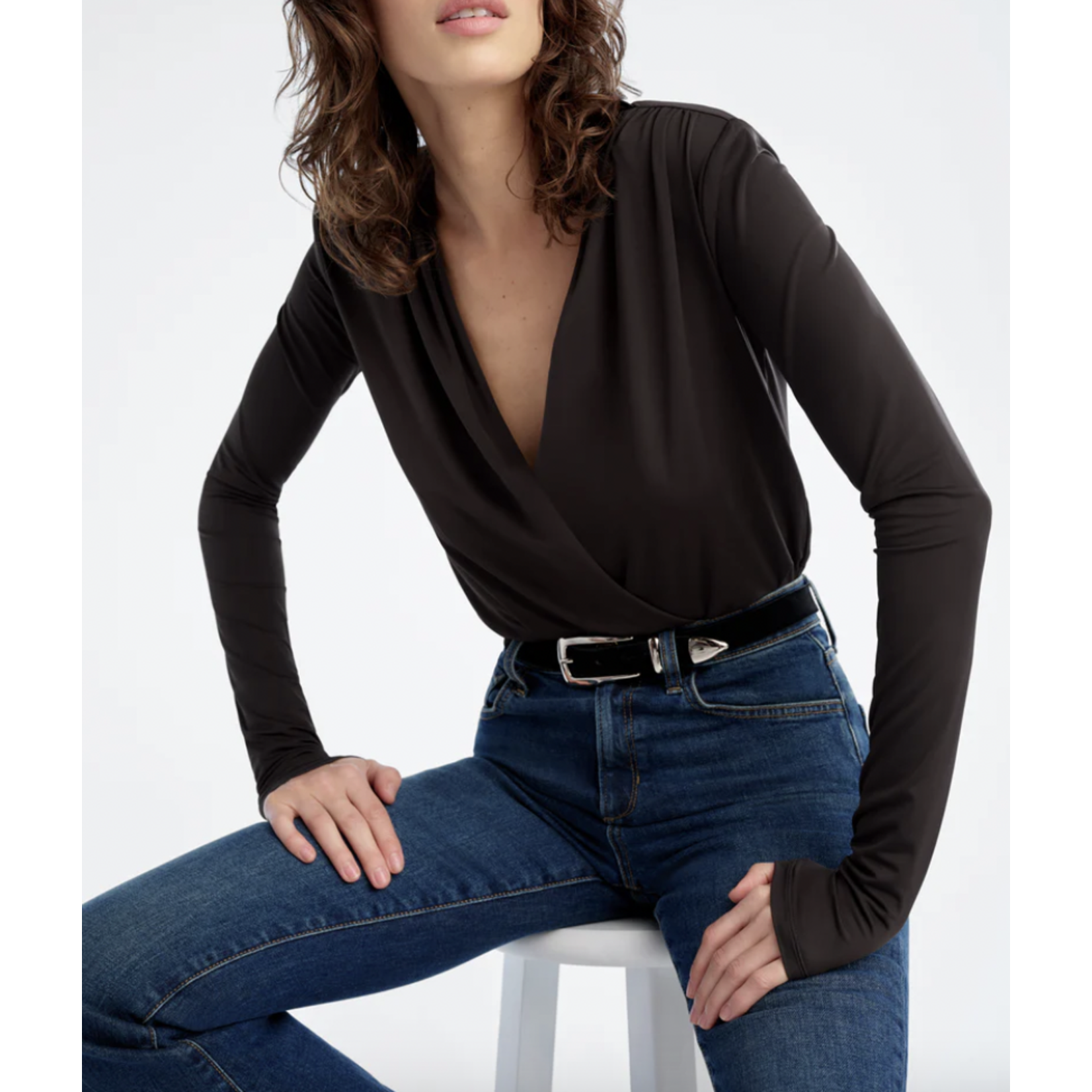 FAVORITE DAUGHTER FAVORITE DAUGHTER SLINKY DATE BLOUSE