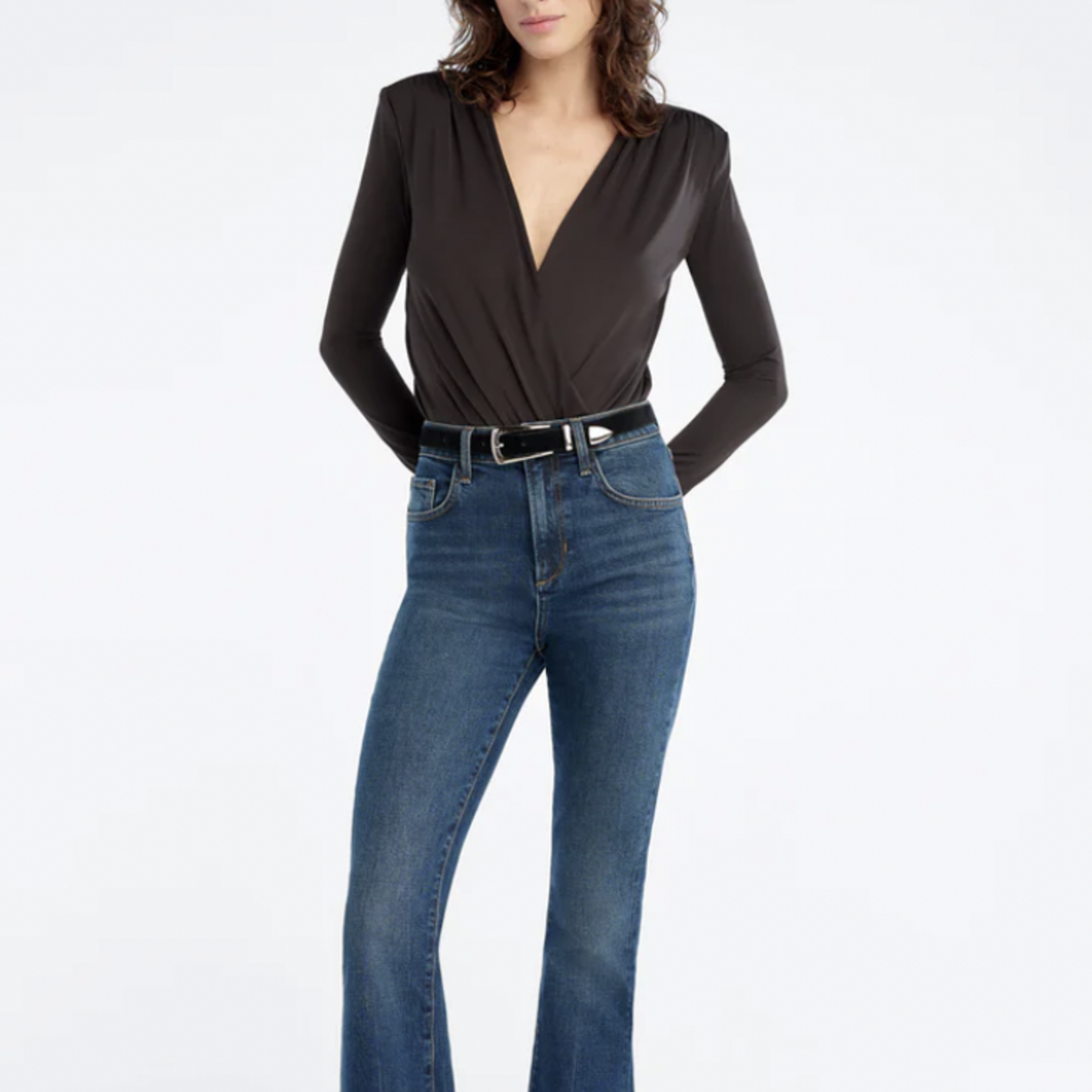 FAVORITE DAUGHTER FAVORITE DAUGHTER SLINKY DATE BLOUSE