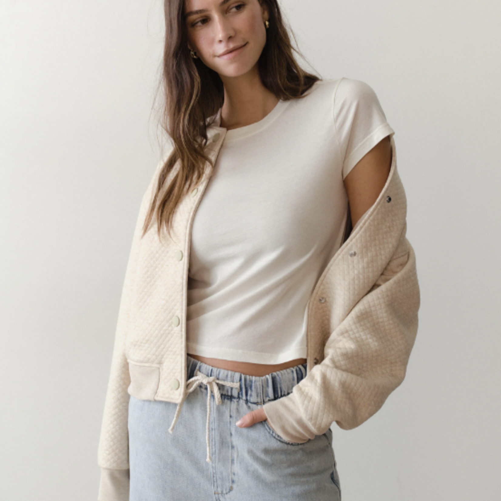 MARINE LAYER MARINE LAYER CORBET QUILTED BOMBER