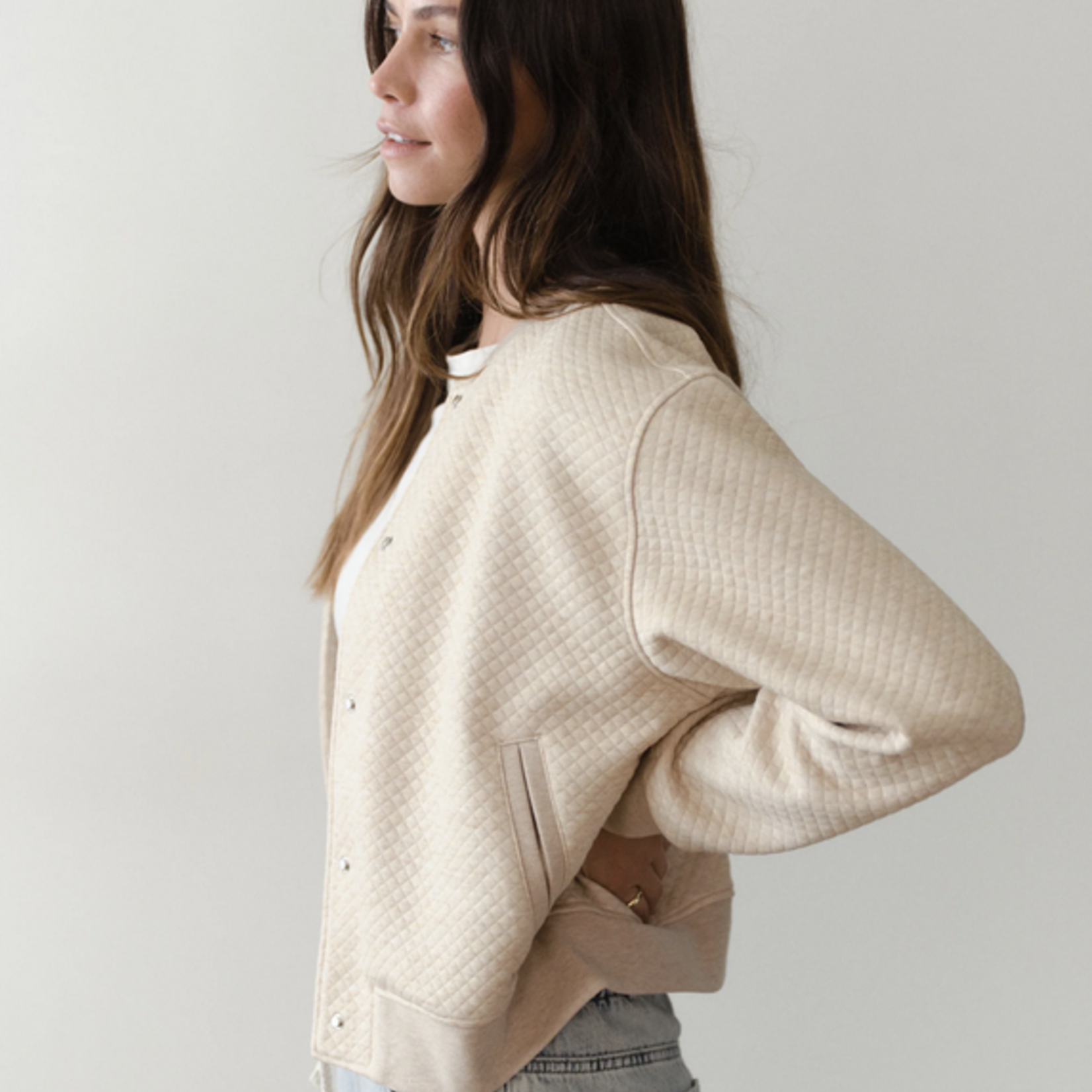 MARINE LAYER MARINE LAYER CORBET QUILTED BOMBER