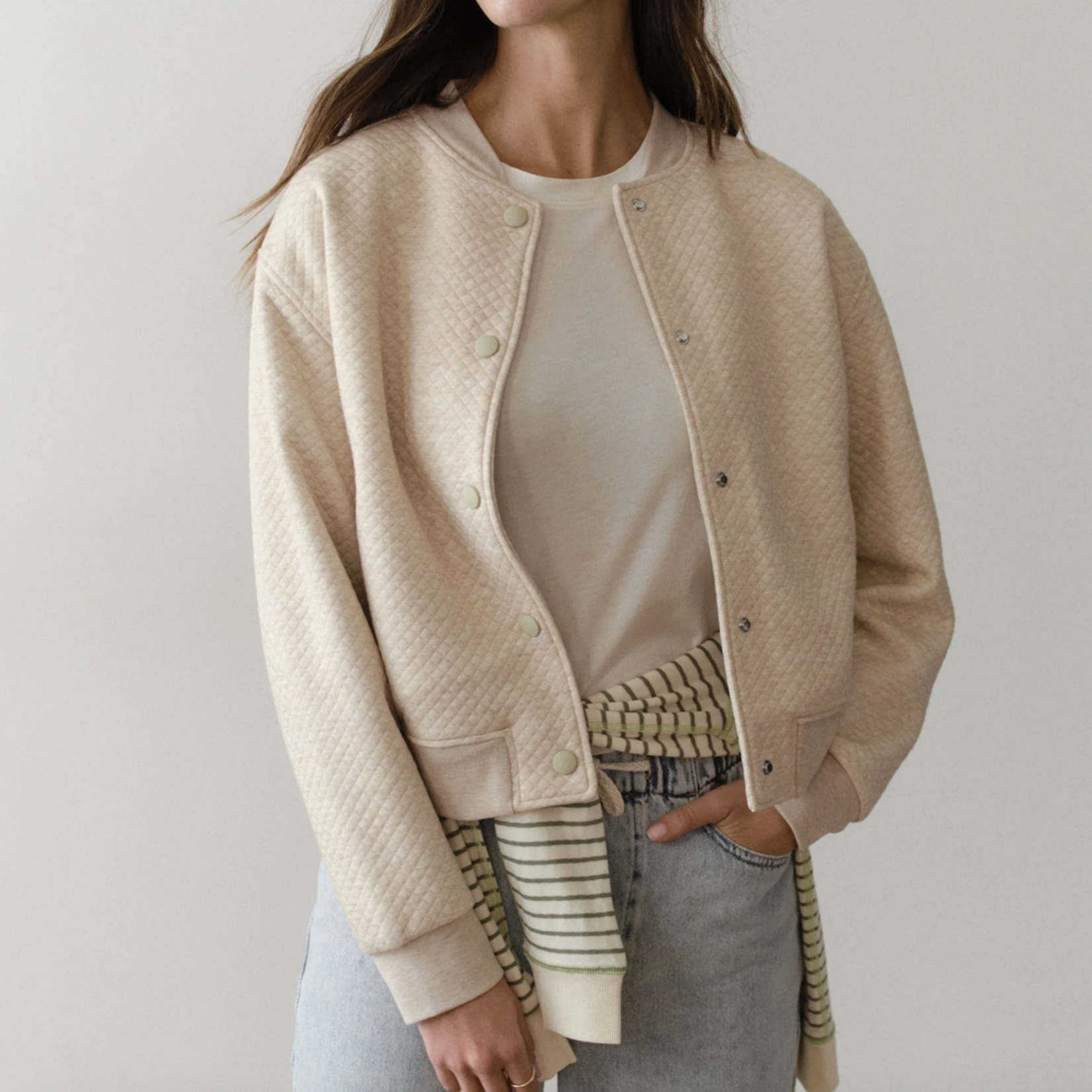 MARINE LAYER MARINE LAYER CORBET QUILTED BOMBER