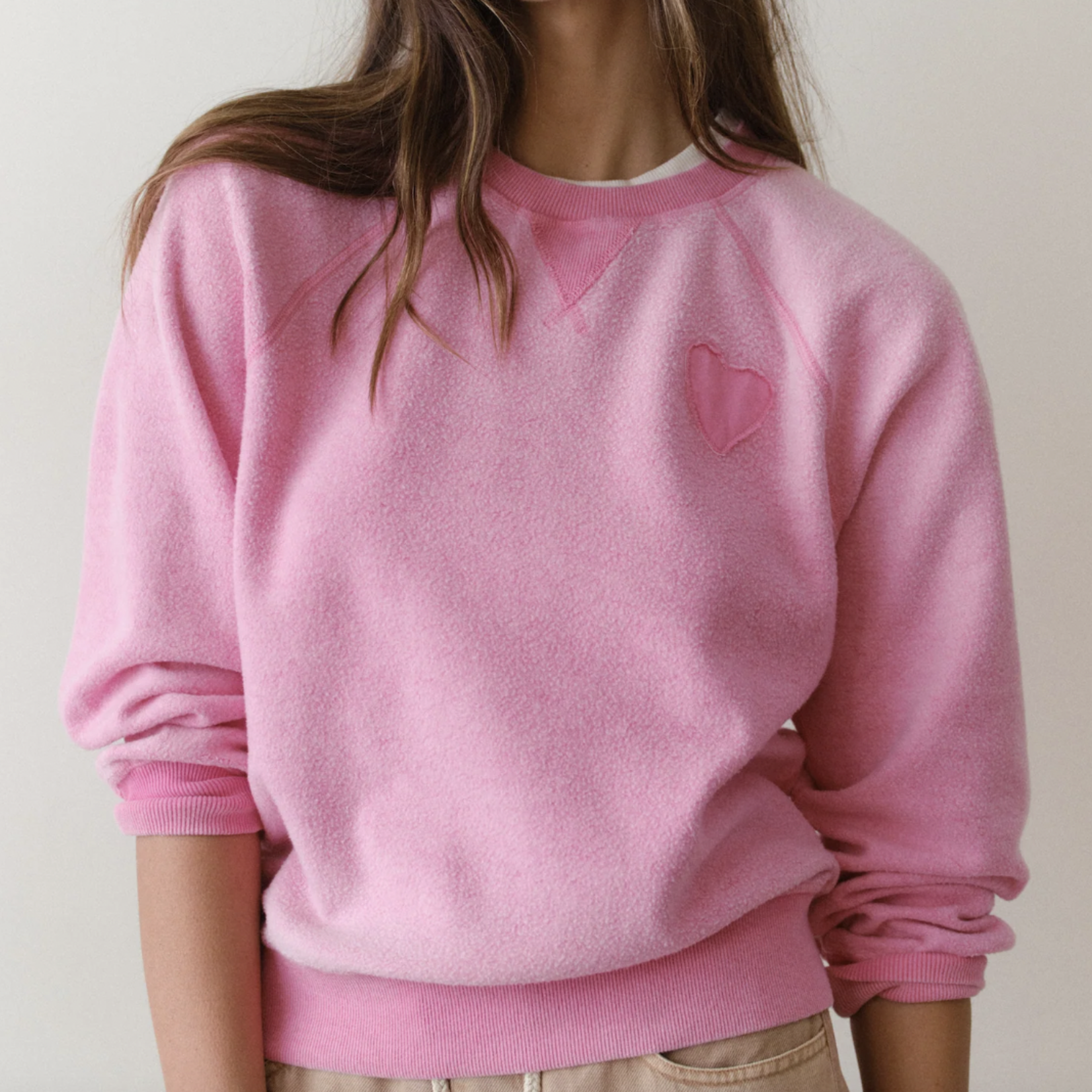 MARINE LAYER MARINE LAYER CLOUD 9 FLEECE REVERSIBLE CREWNECK