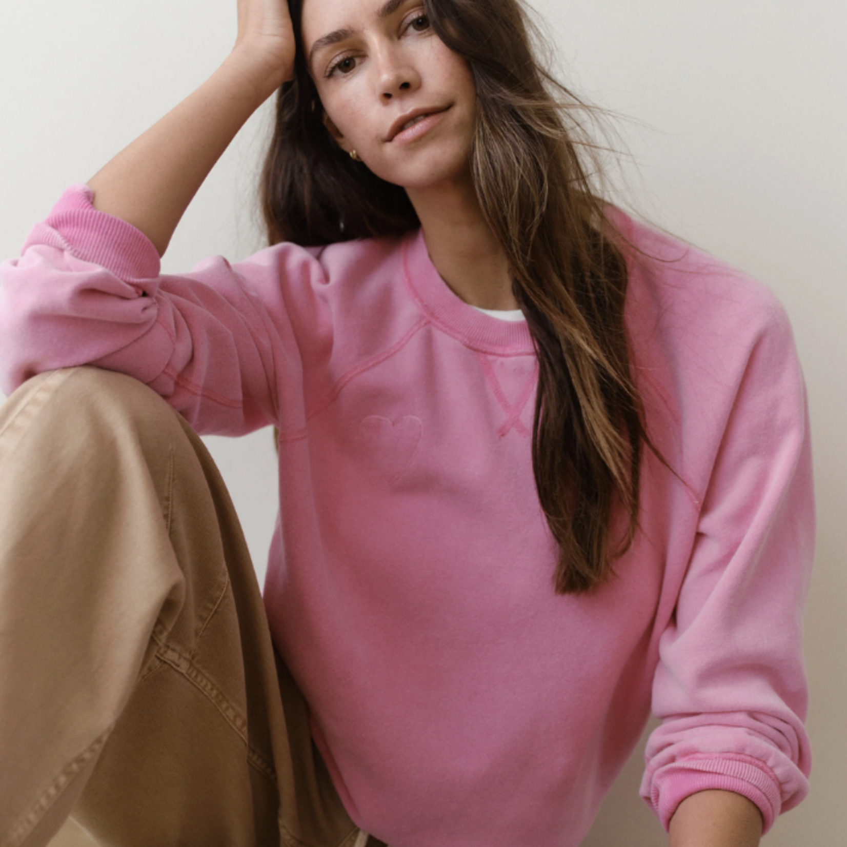 MARINE LAYER MARINE LAYER CLOUD 9 FLEECE REVERSIBLE CREWNECK