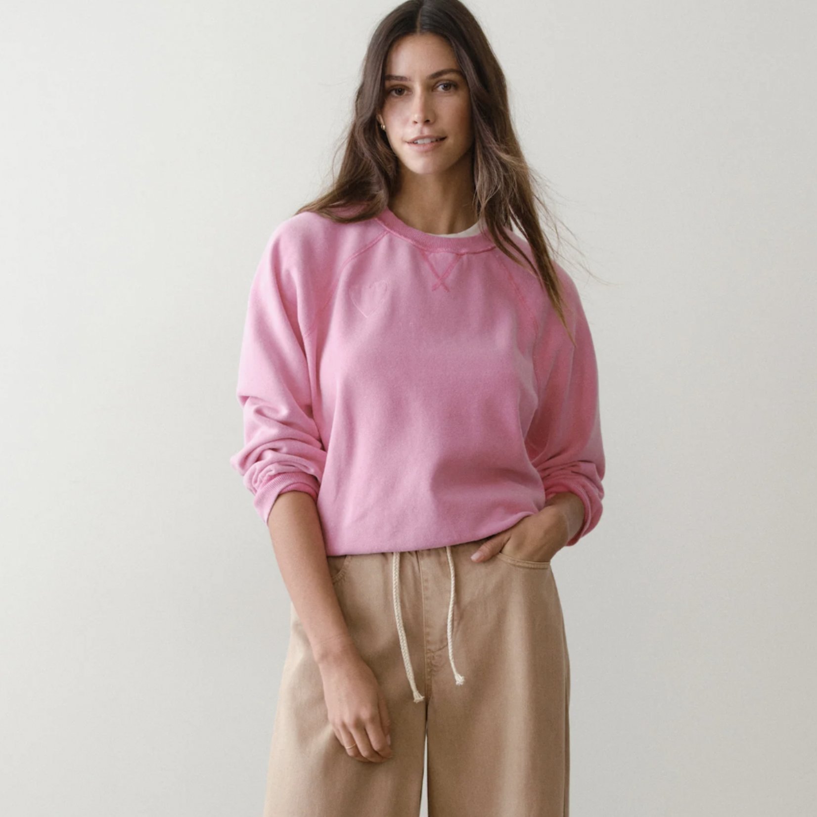 MARINE LAYER MARINE LAYER CLOUD 9 FLEECE REVERSIBLE CREWNECK