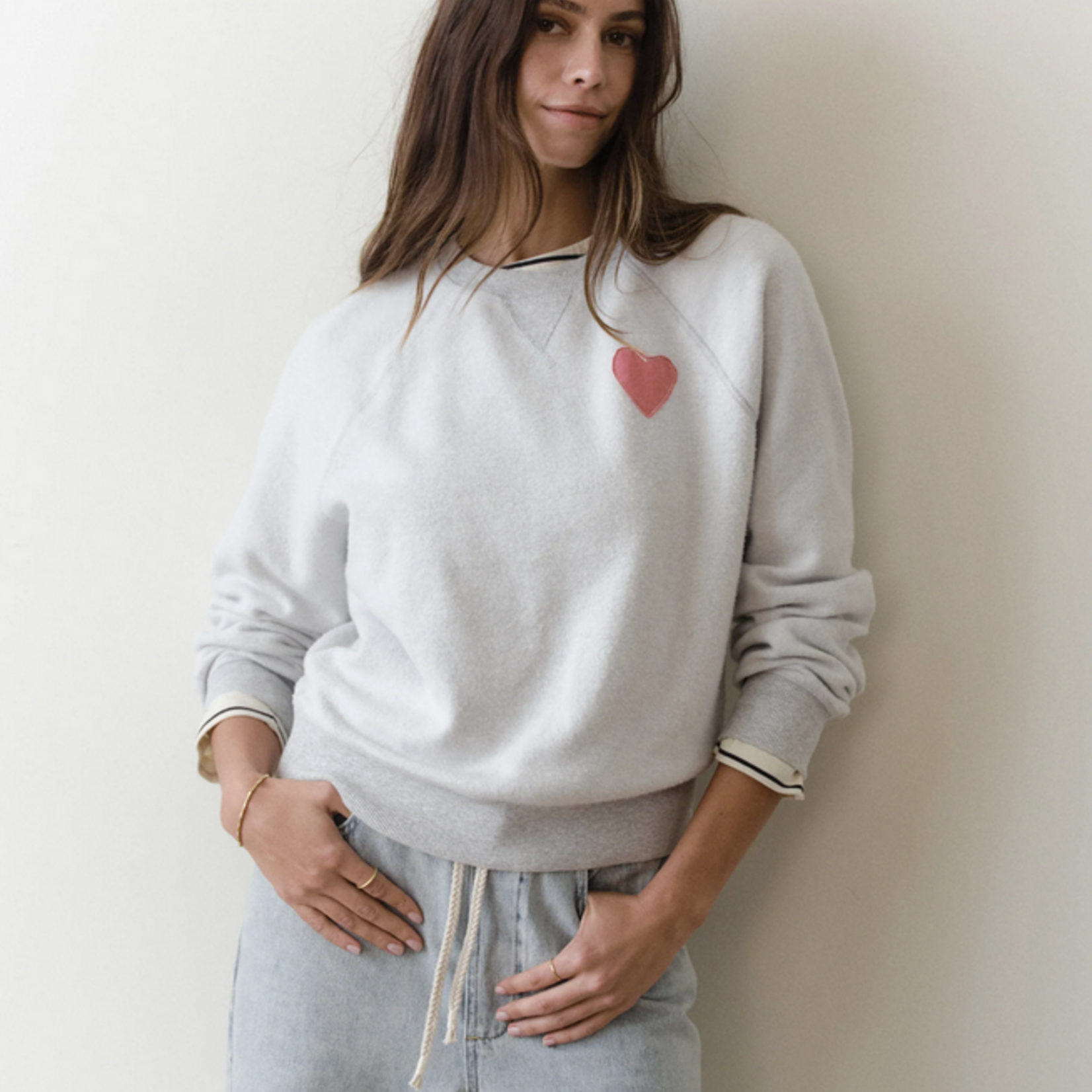 MARINE LAYER MARINE LAYER CLOUD 9 FLEECE REVERSIBLE CREWNECK