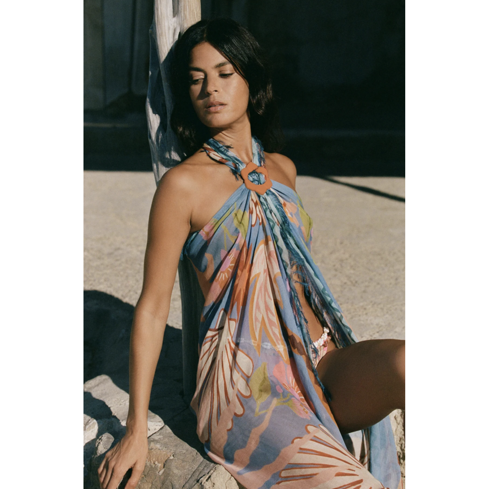 SPELL SPELL OCEANA TRAVEL SCARF