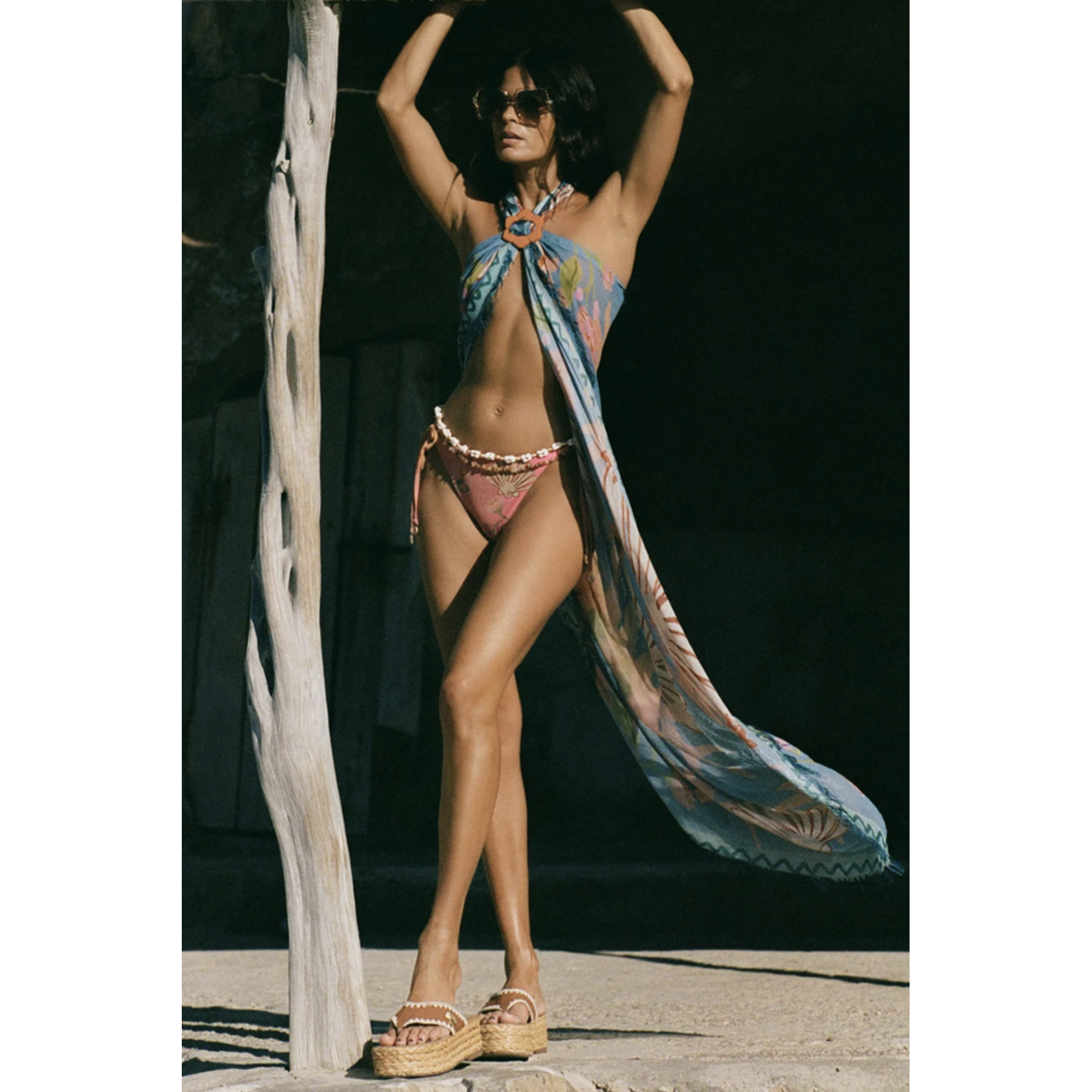 SPELL SPELL OCEANA TRAVEL SCARF