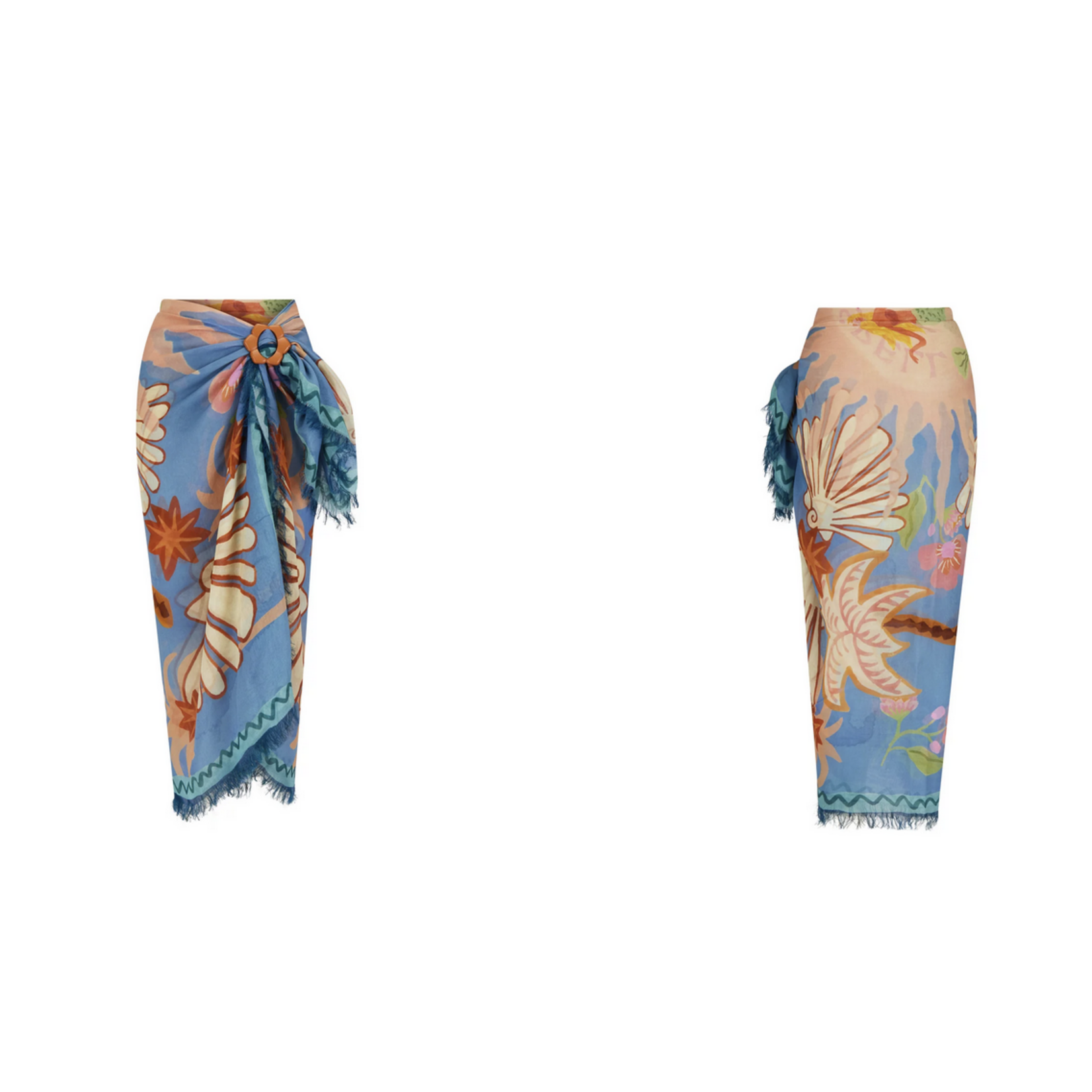 SPELL SPELL OCEANA TRAVEL SCARF