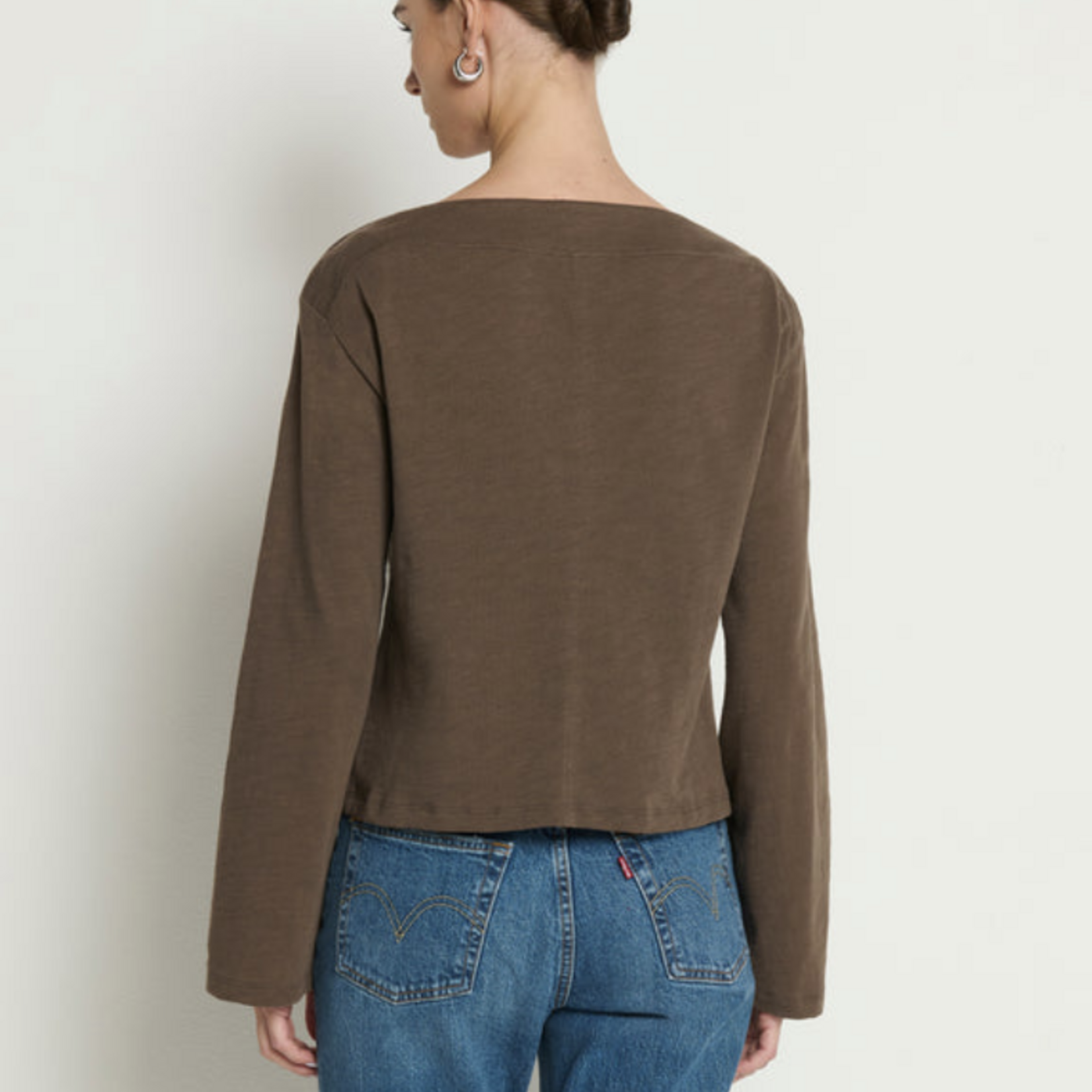 NATION LTD NATION ROCHELLE BOATNECK TEE