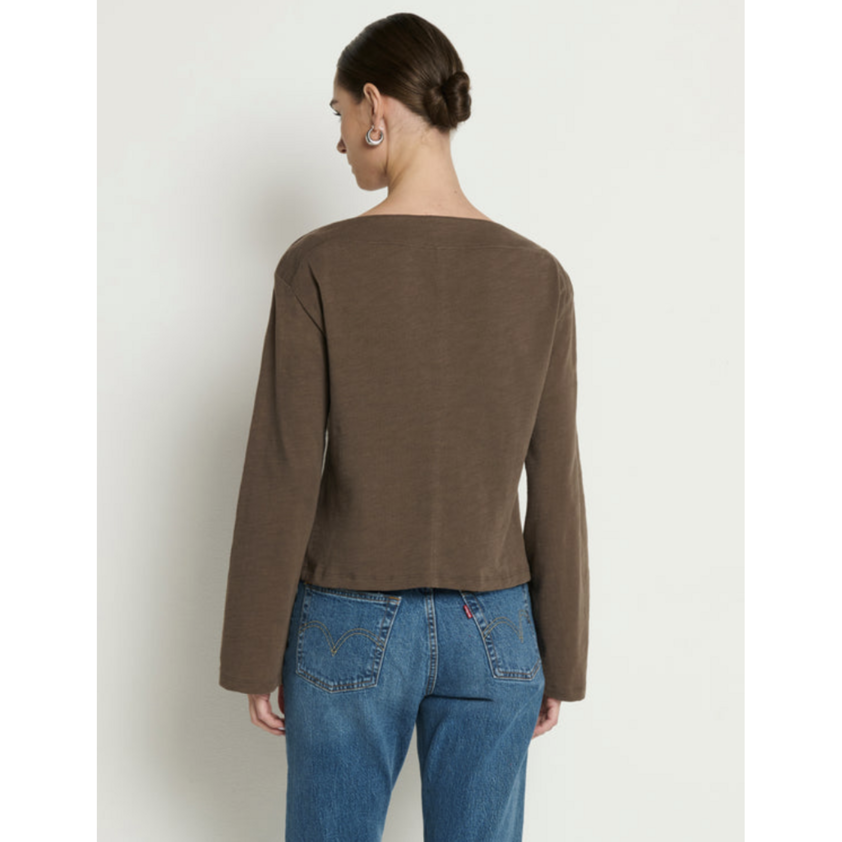 NATION LTD NATION ROCHELLE BOATNECK TEE