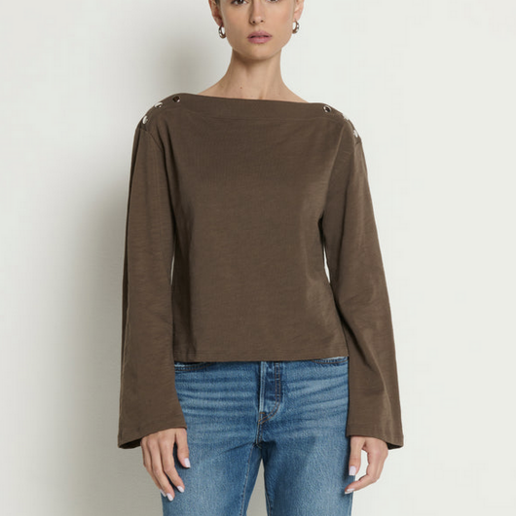 NATION LTD NATION ROCHELLE BOATNECK TEE