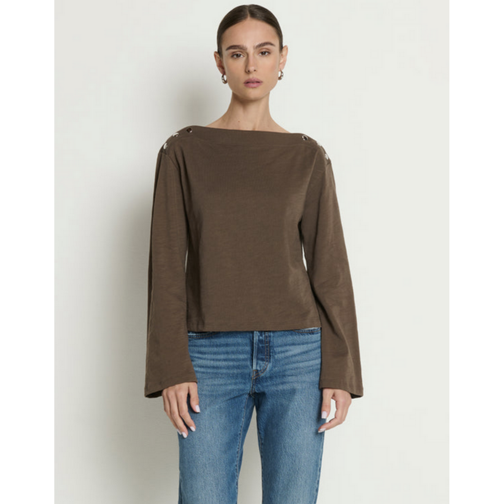 NATION LTD NATION ROCHELLE BOATNECK TEE