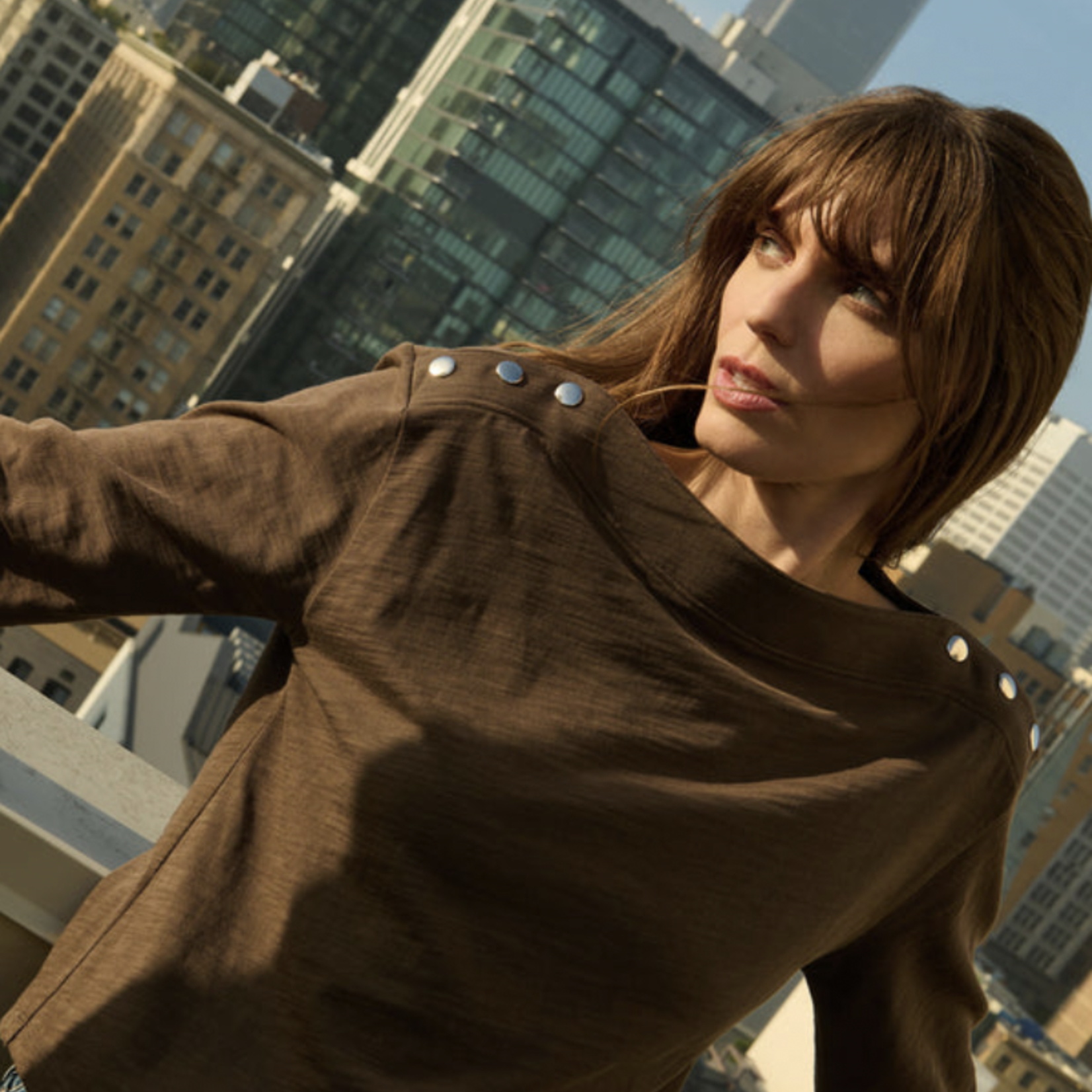 NATION LTD NATION ROCHELLE BOATNECK TEE